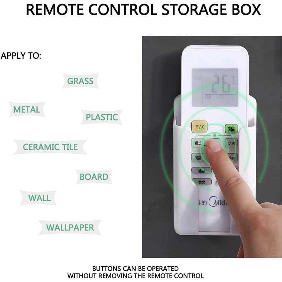 Soporte de Control Remoto Mewuthede Montado en Pared Blanco