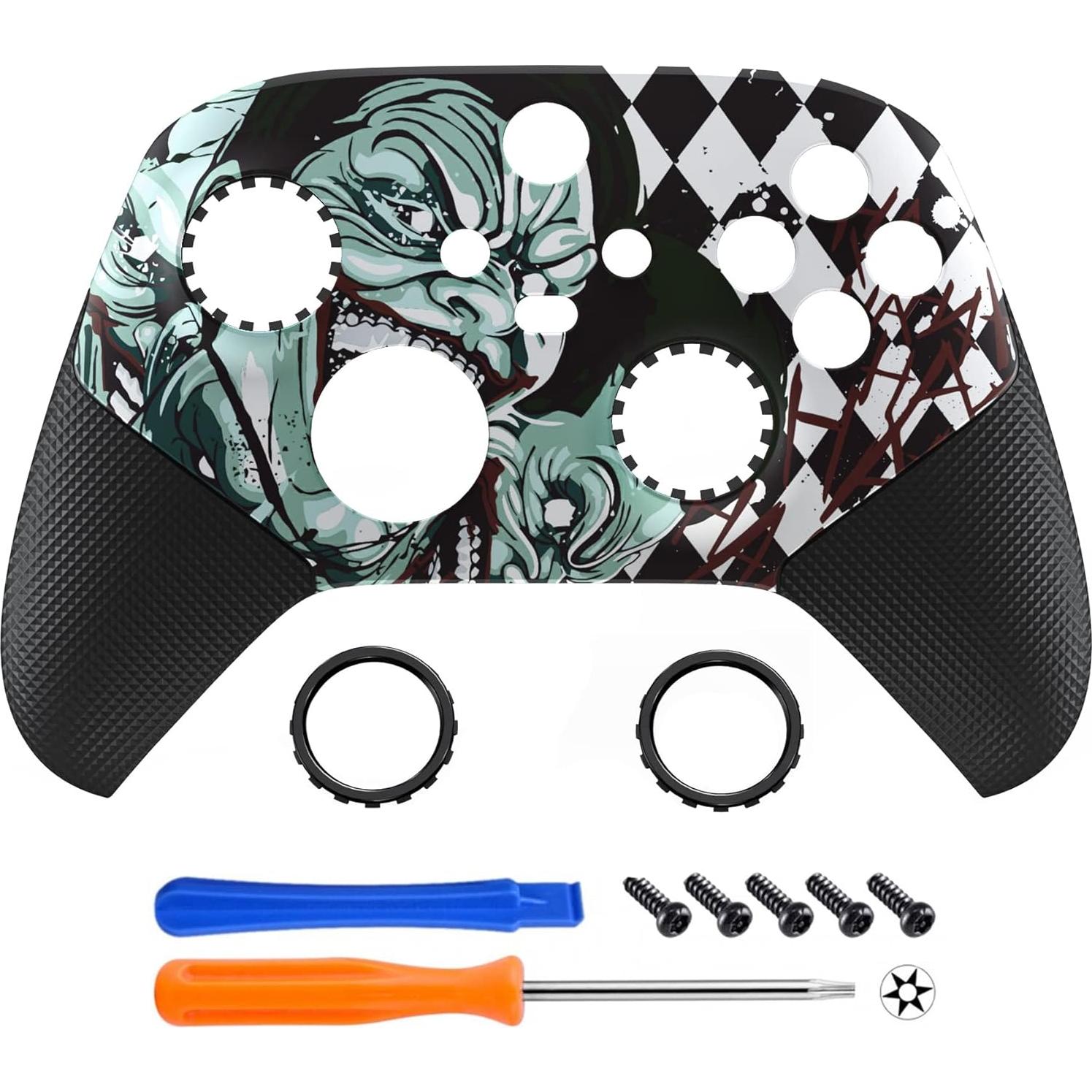 Carcasa Frontal eXtremeRate ASR para Controlador Xbox Series X/S - Agarre de Goma Payaso