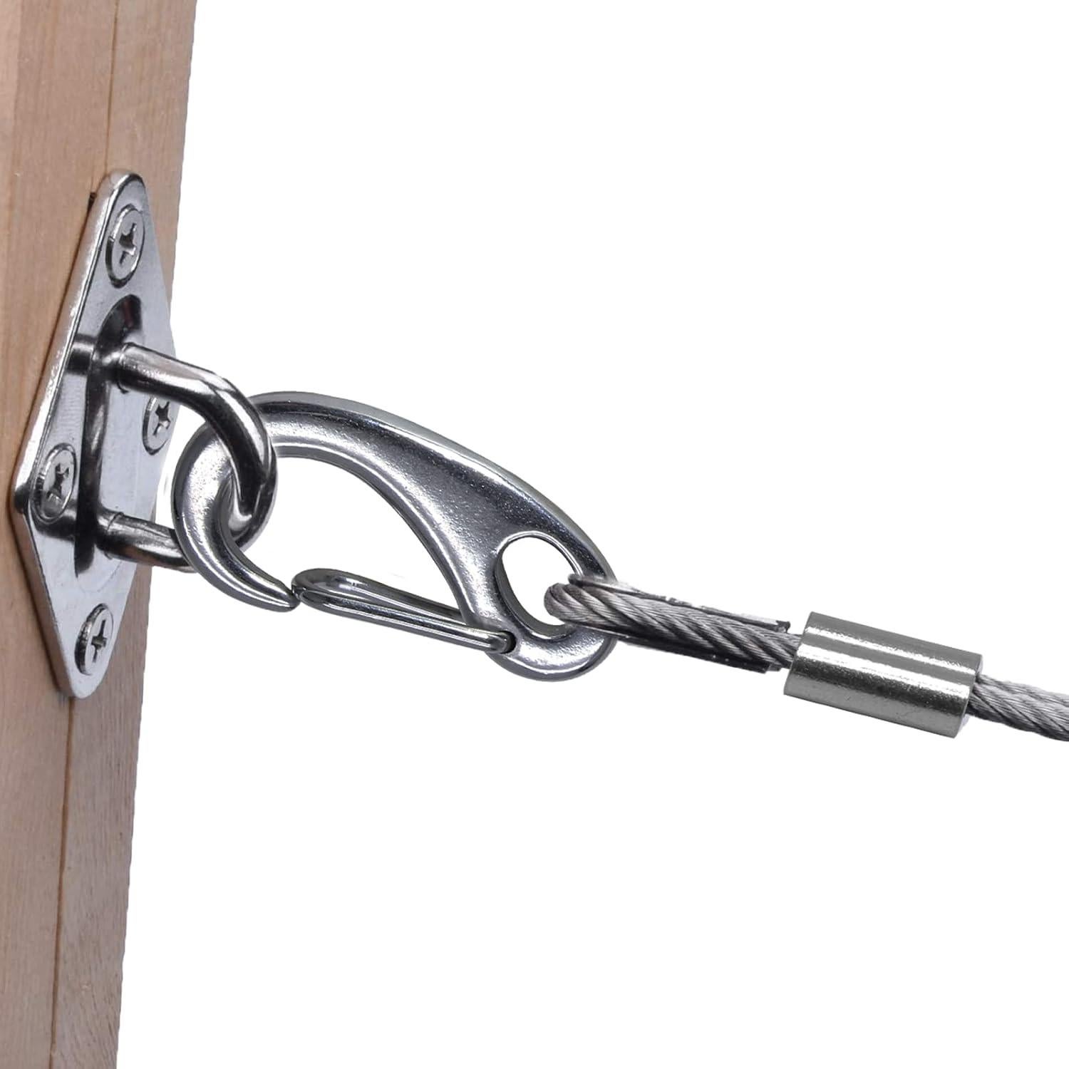 Manga de Bucle de Crimpado de Aluminio Piutouyar 5.3mm - 50 Pcs