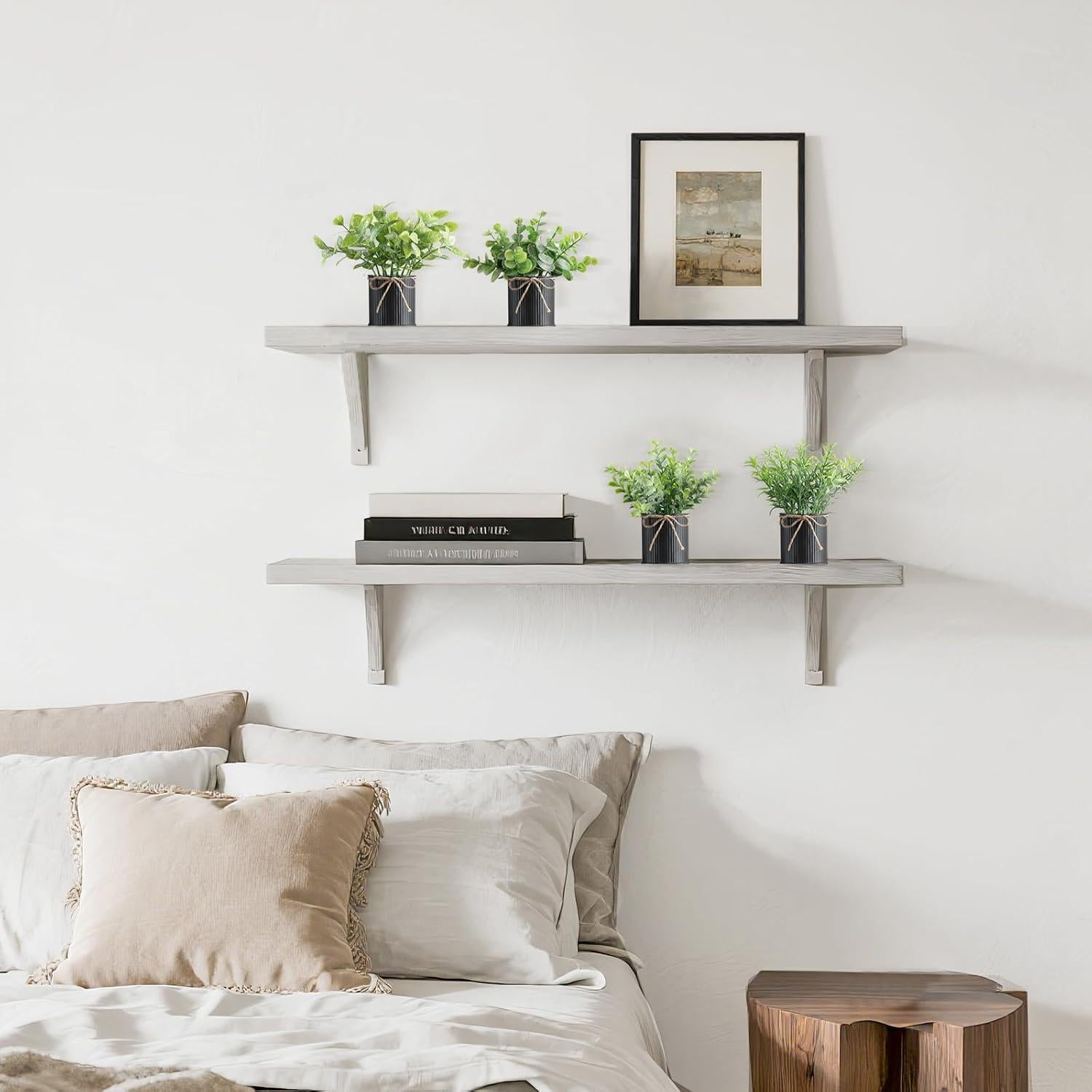 Plantas Falsas Mkono en Macetas Galvanizadas - Eucalipto 4 Piezas