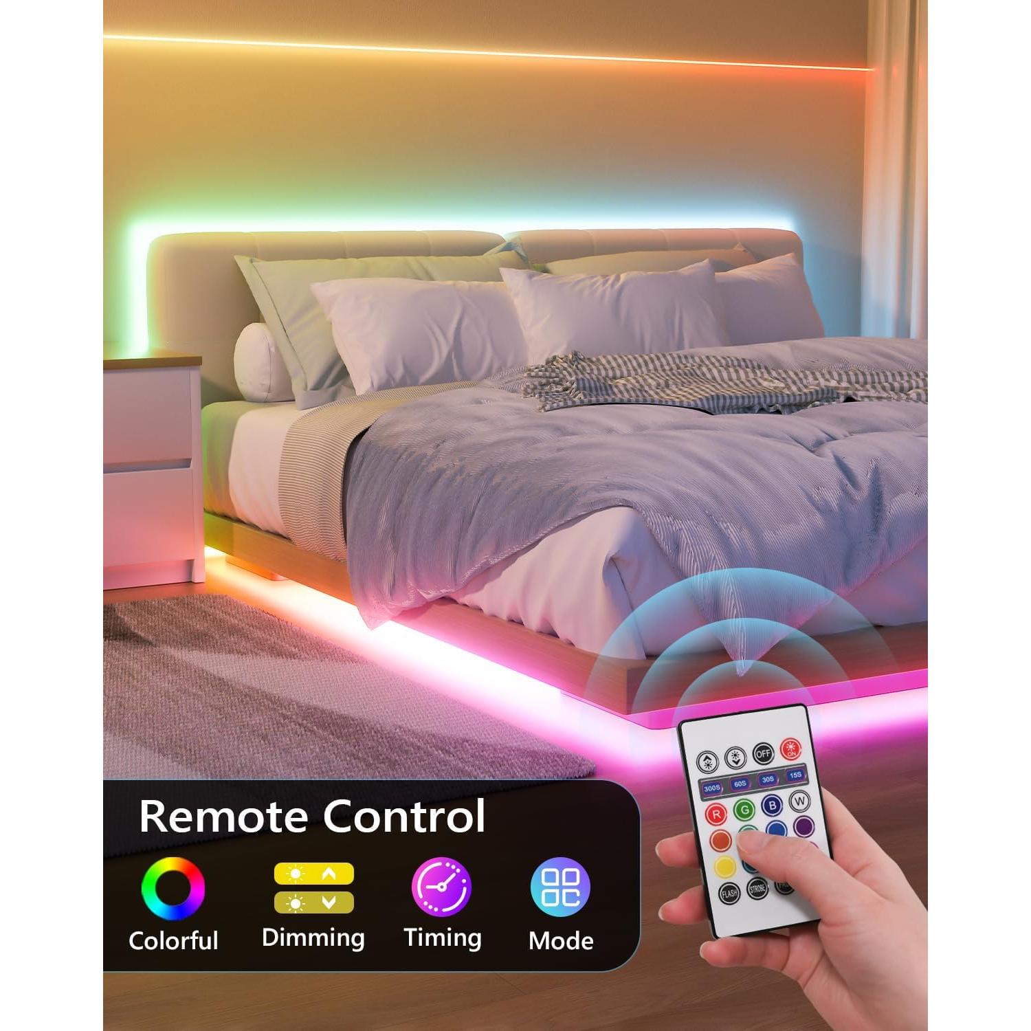 Tira LED RGB WILLED con Sensor de Movimiento y Control Remoto