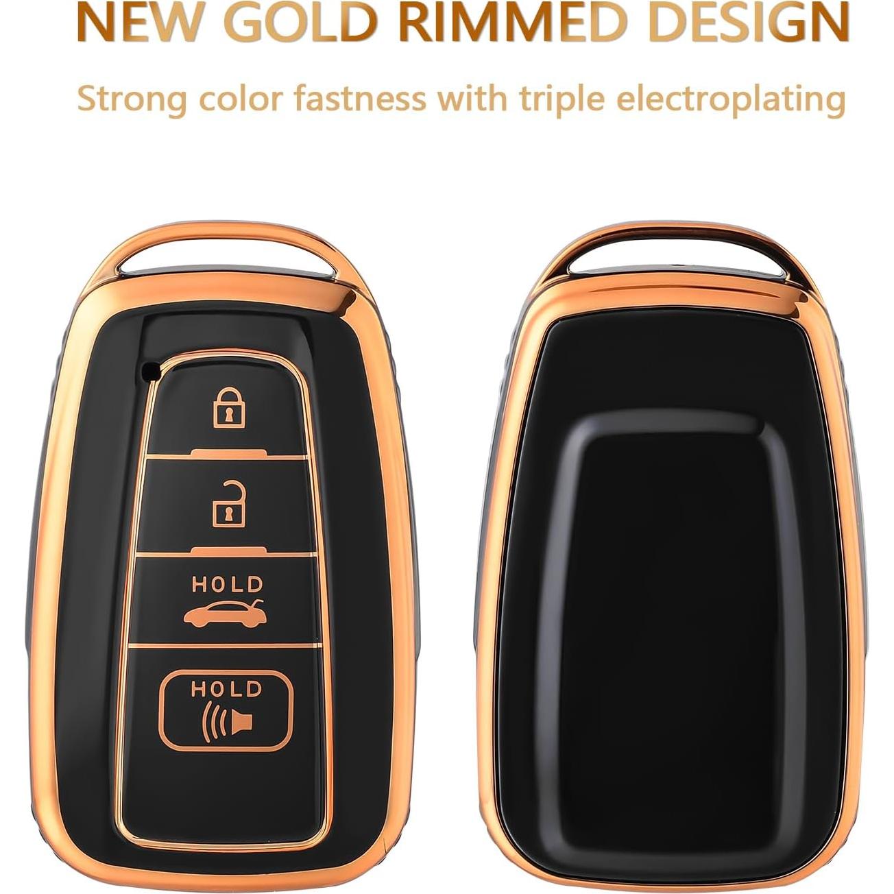 Funda de llavero OFFCURVE para Toyota 2018-2022 Negra