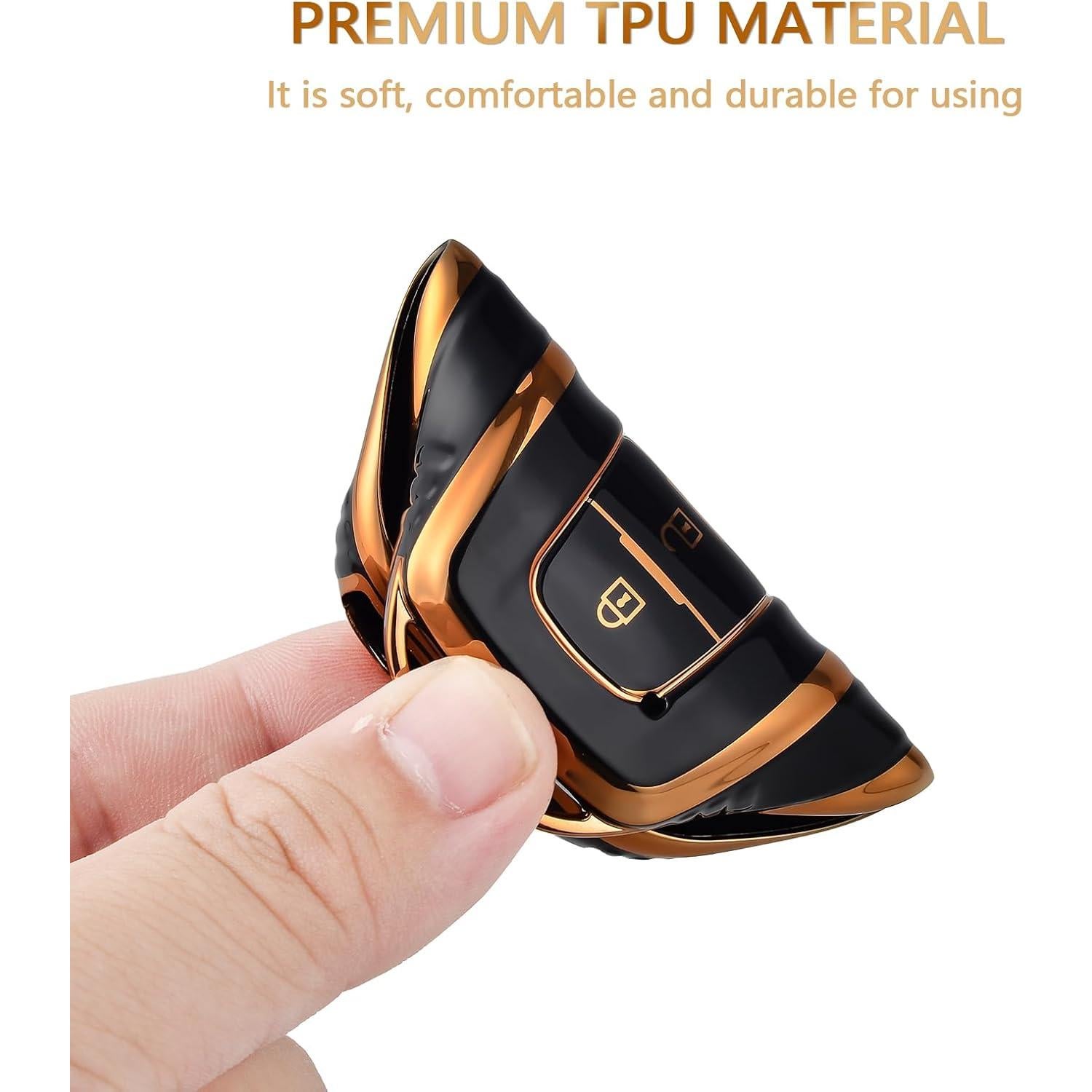 Funda de llavero OFFCURVE para Toyota 2018-2022 Negra