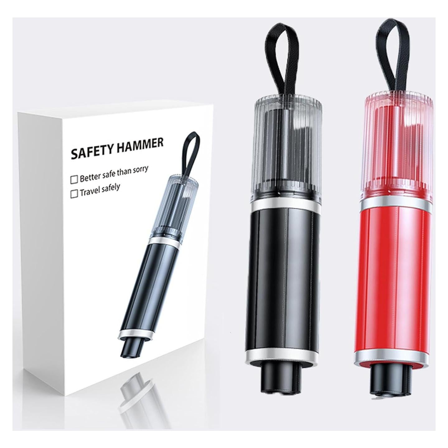 Beam Lab Life Hammer Car, Safe Hero Beamlab Life Hammer Car Escape Tool and Seatbelt Cutter (2PCS-A)