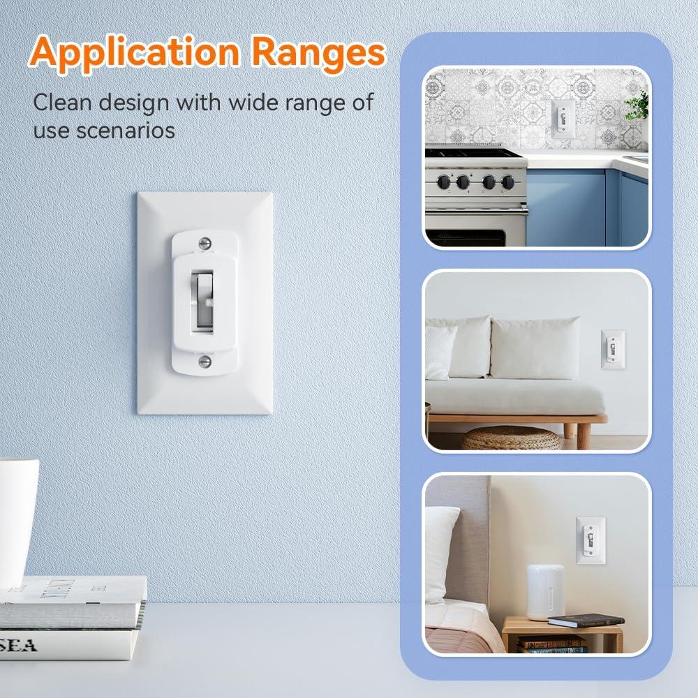 SAFELON 6 PCS Protector de Interruptor de Luz para Niños