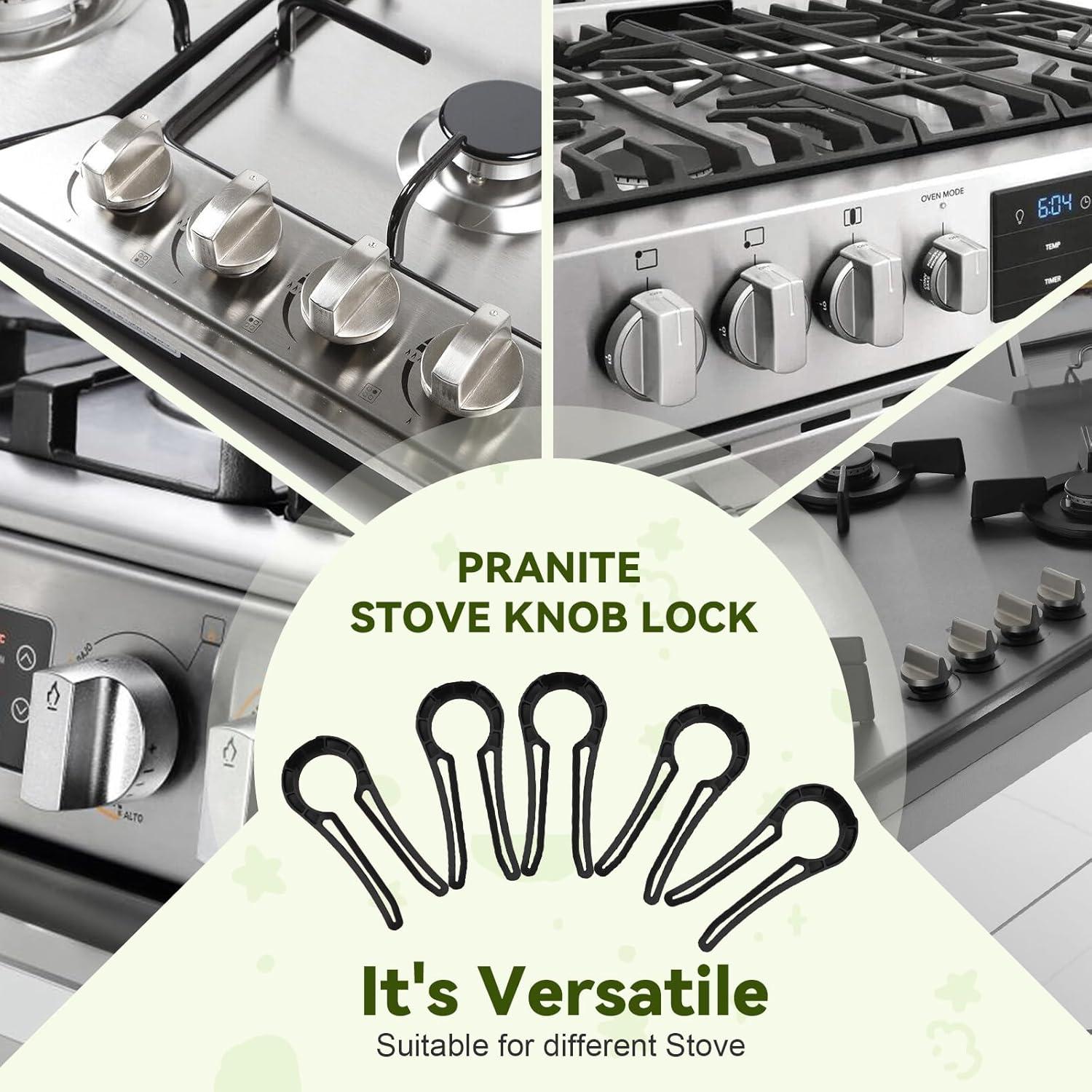 Bloqueos de Perillas de Estufa a Prueba de Bebés - 5 Unidades