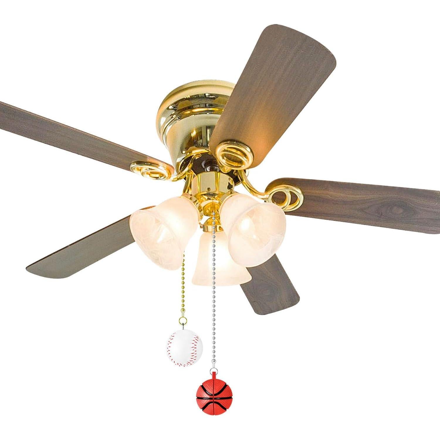 Cadenas de Tirar Decorativas SHIFANQI para Ventilador de Techo - 4 Piezas de 30.48 cm