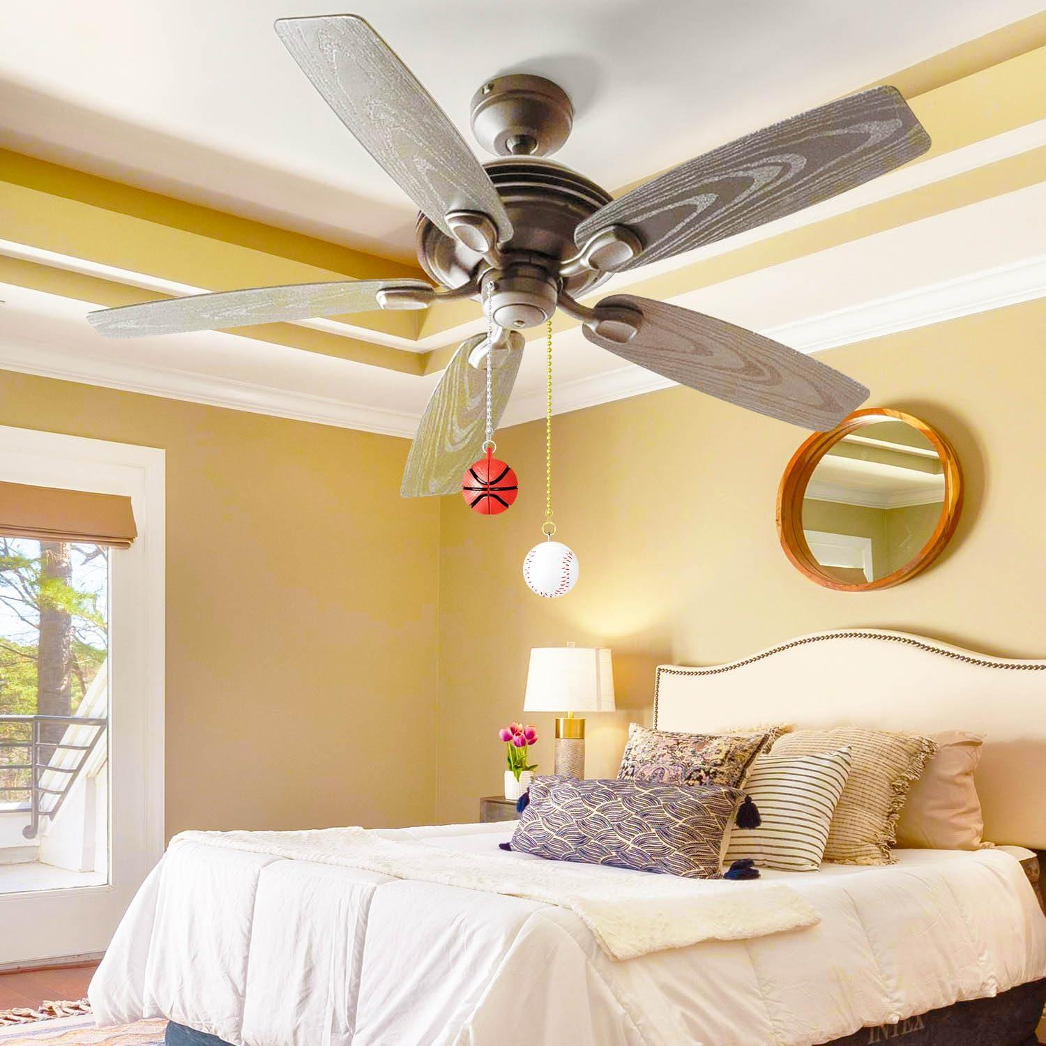 Cadenas de Tirar Decorativas SHIFANQI para Ventilador de Techo - 4 Piezas de 30.48 cm