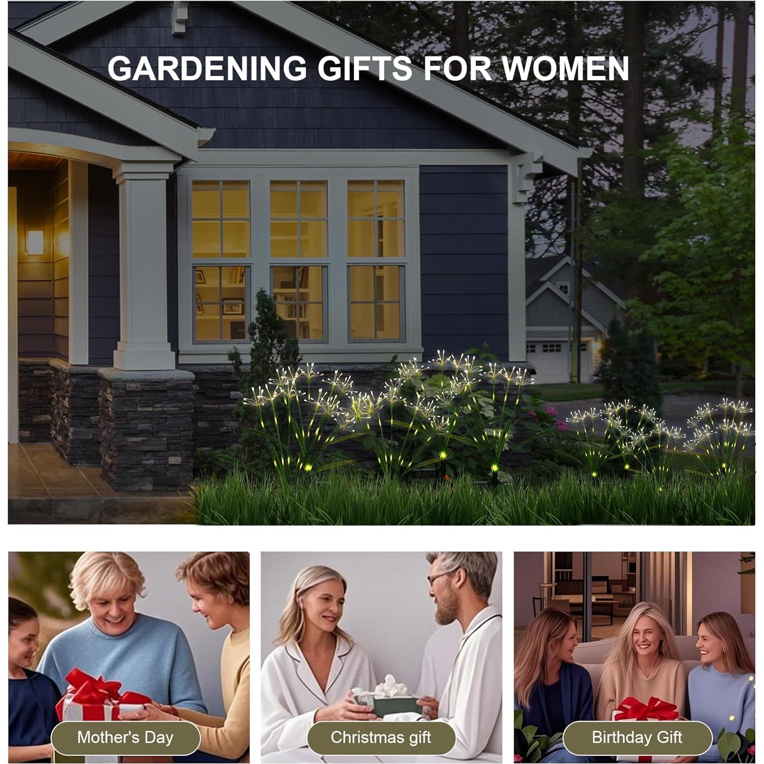 Luces de Jardín Solares Quanzhou - Paquete de 2, IP65, 2 Modos