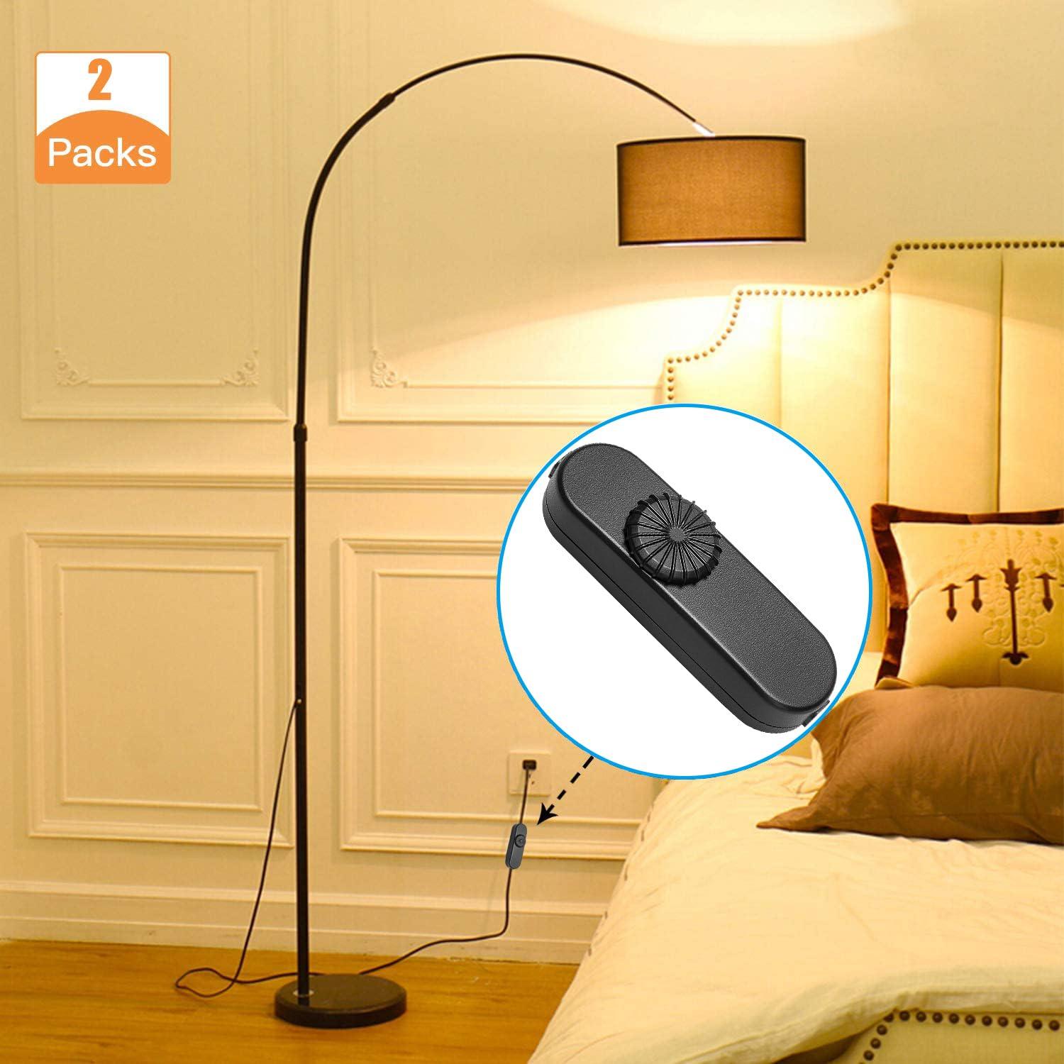 Interruptor de Atenuación Rotativo PLUSPOE Negro 10.67x2.99 cm