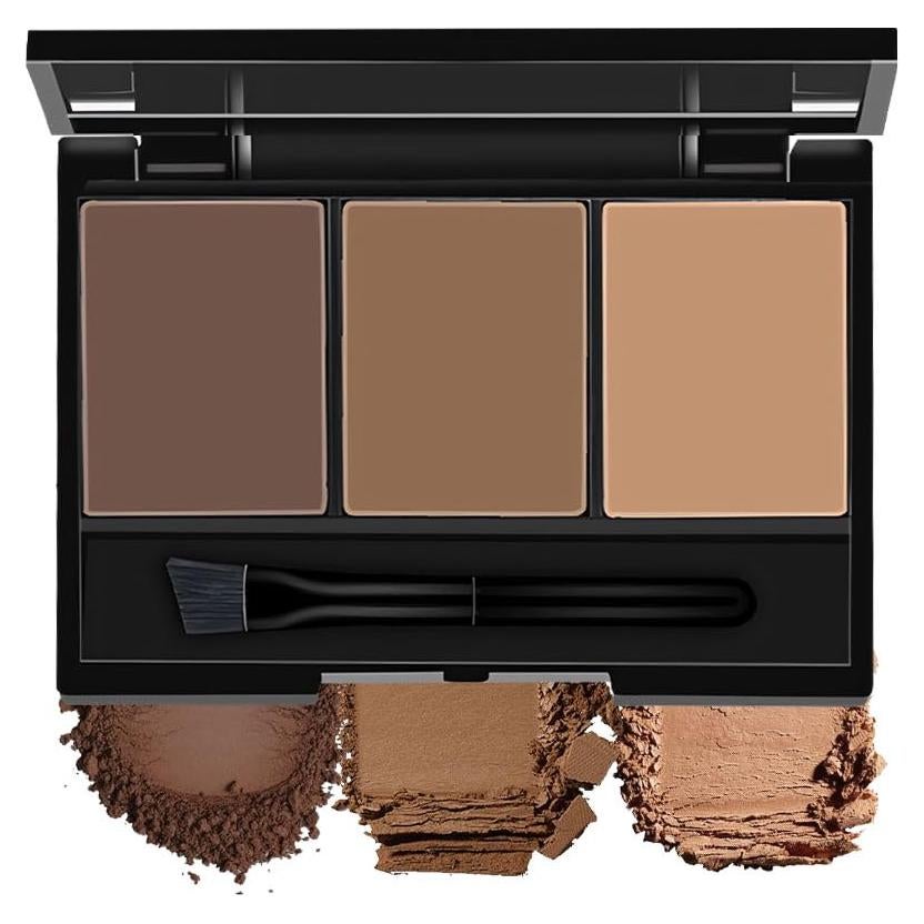 Kit de Polvo para Cejas CAKAILA 3 Tonos Impermeable 32g