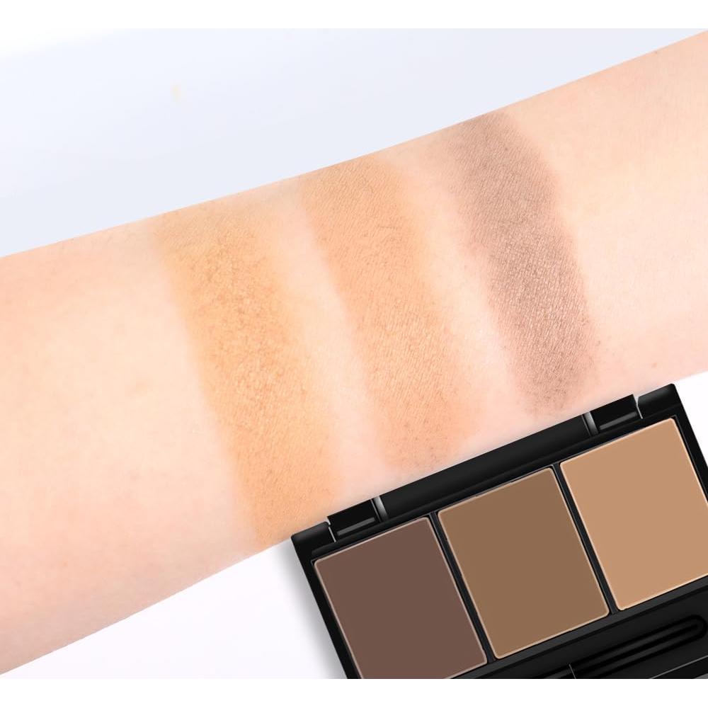 Kit de Polvo para Cejas CAKAILA 3 Tonos Impermeable 32g