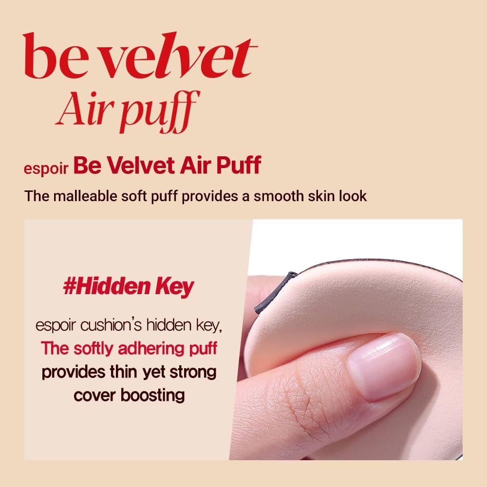 Espoir Be Velvet Air Puff 1 Cuenta Beige - Aplicador Maquillaje