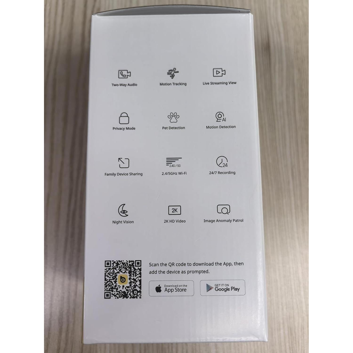 Cámara de Seguridad Interior Boykeep K30 2K 360° WiFi