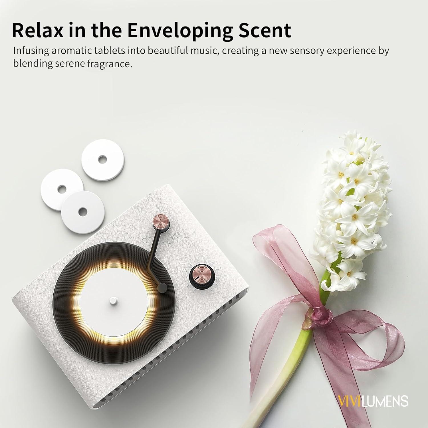 Altavoz Bluetooth Vivilumens Aromaterapia Vintage 7" LED