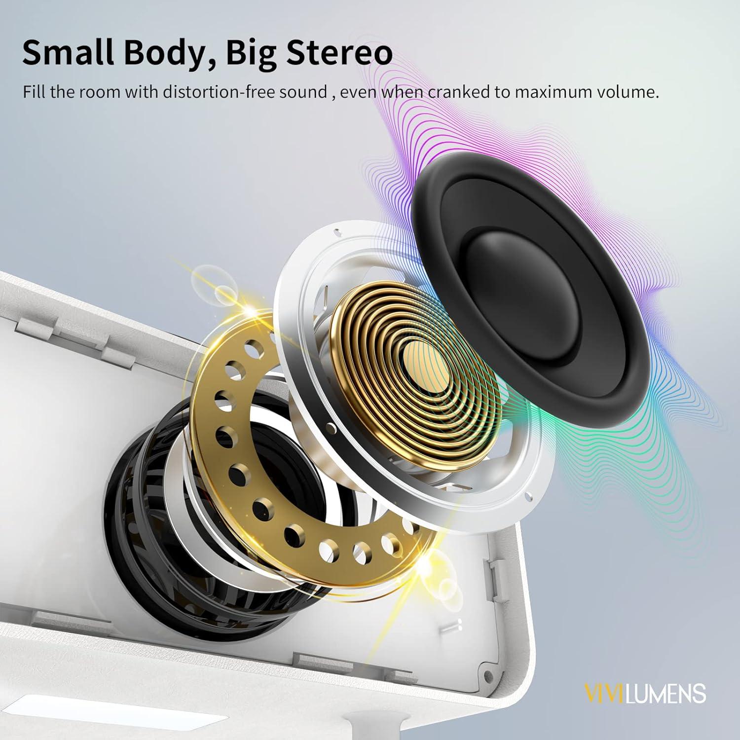 Altavoz Bluetooth Vivilumens Aromaterapia Vintage 7" LED