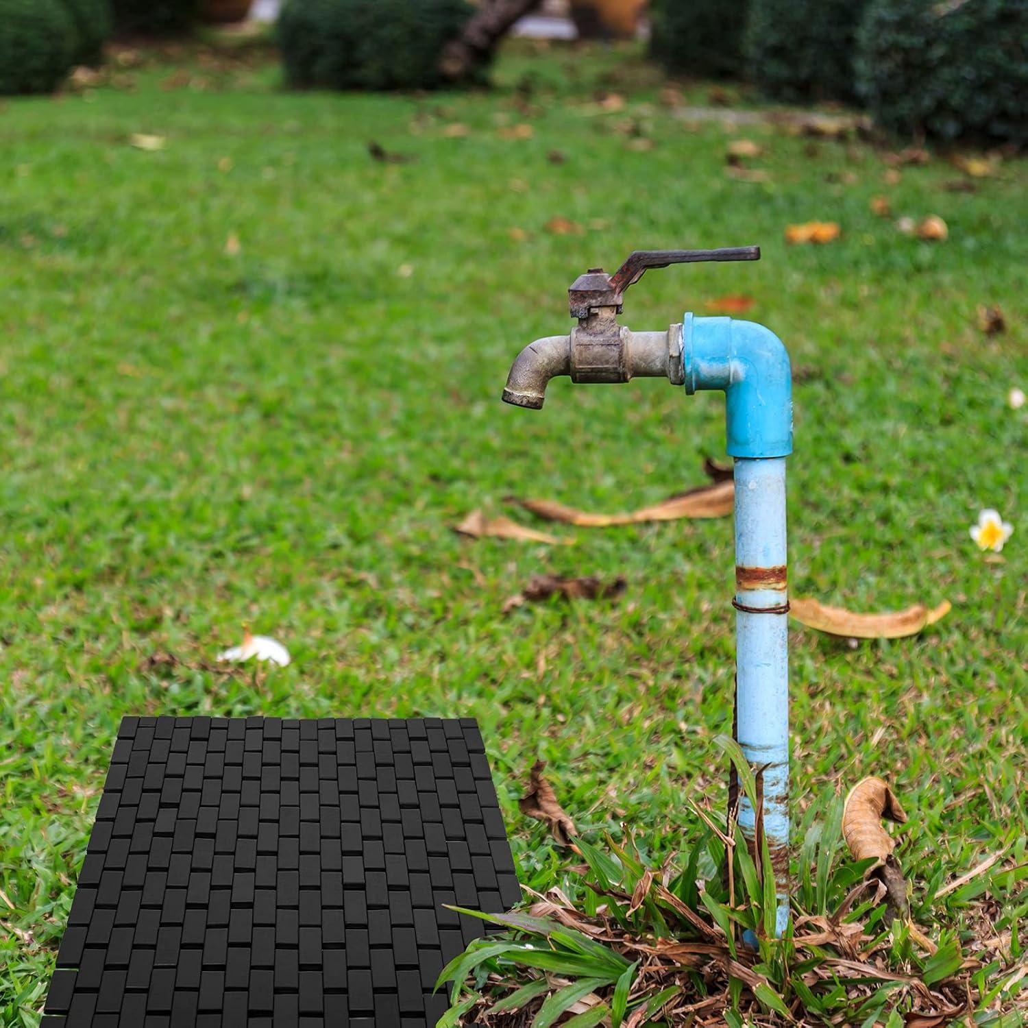 Alfombra de Baño de Bambú Fovlaurs 40x60 cm Antideslizante