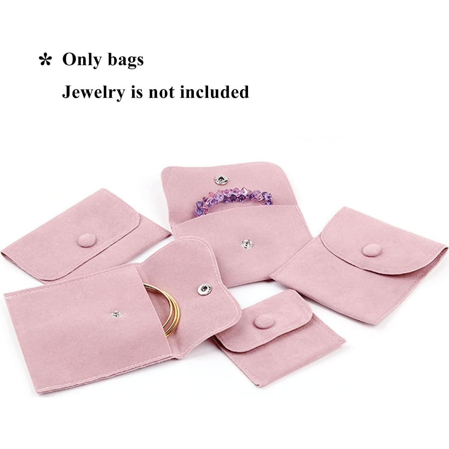 Hsiwto Paquete de 10 Bolsas de Terciopelo para Joyas Multicolor