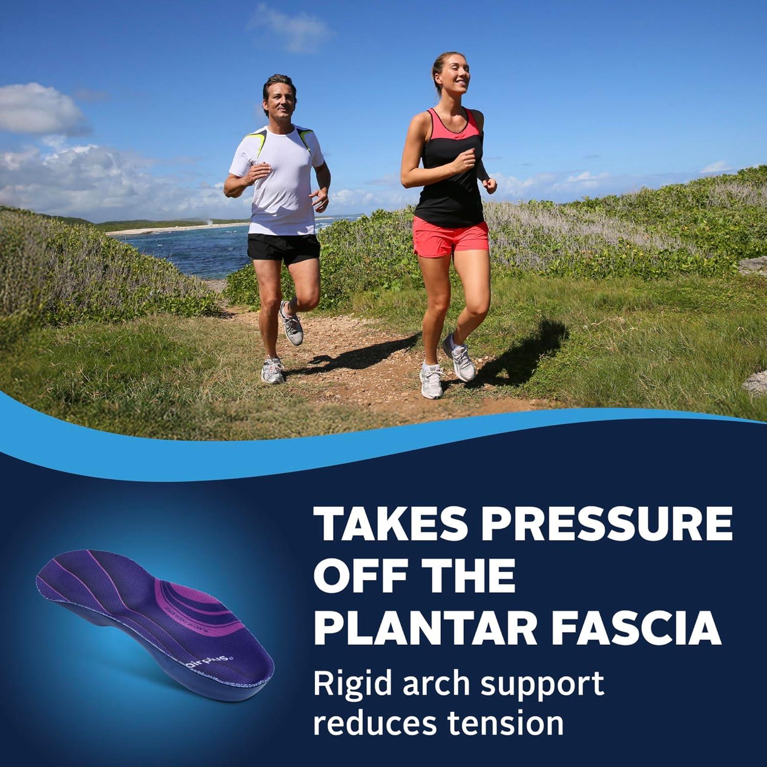 Plantillas Ortopédicas Airplus 3/4 para Fascitis Plantar - Gel y Soporte