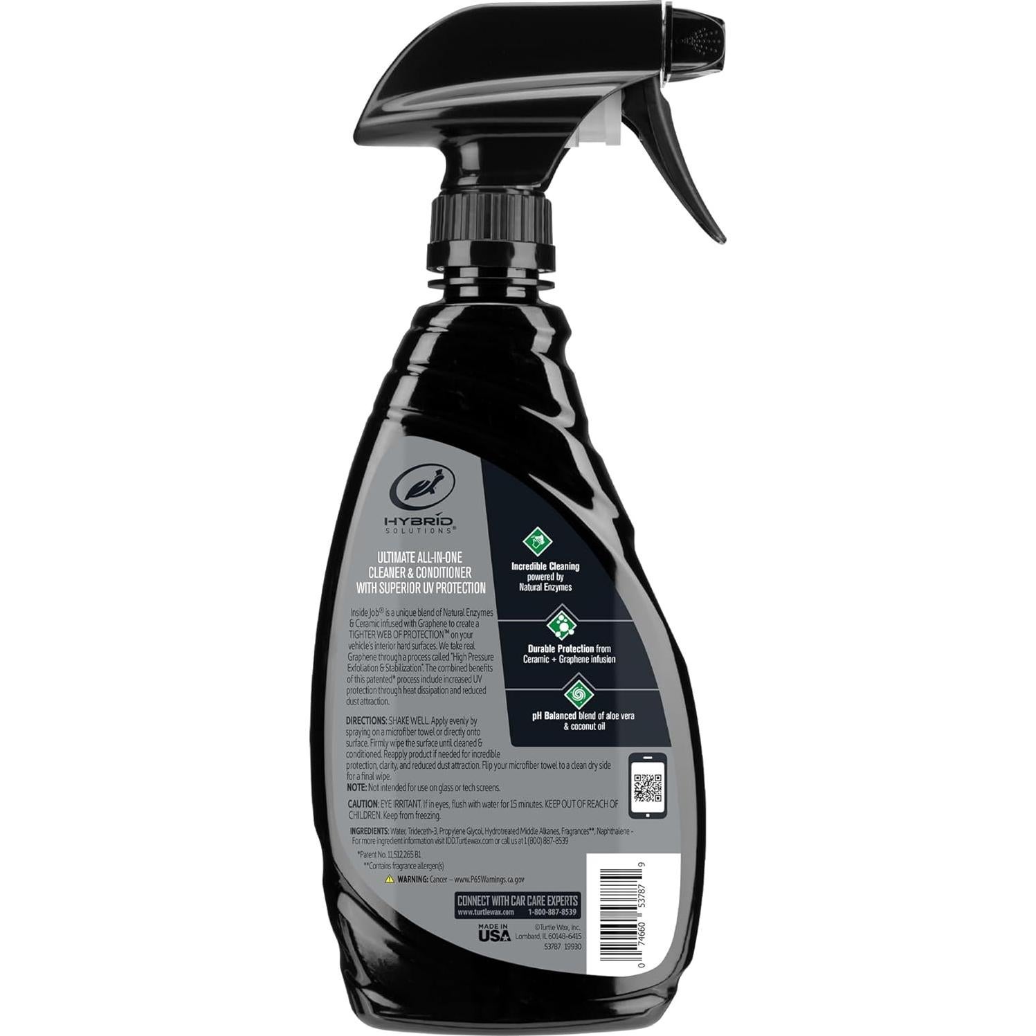 Limpiador y Protector Interior Turtle Wax 53787 473 ml