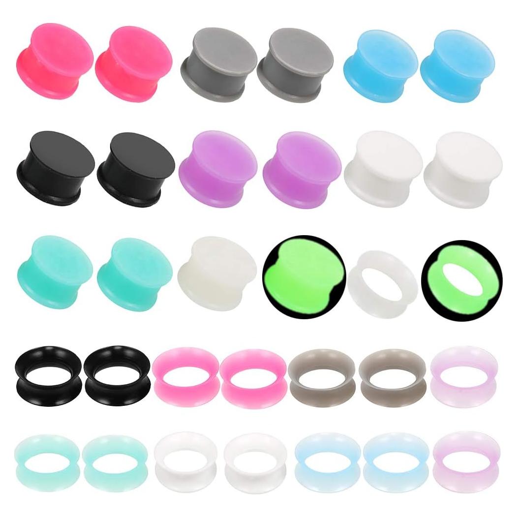 Tapones para Orejas de Silicona Juway 12mm - 16 Pares