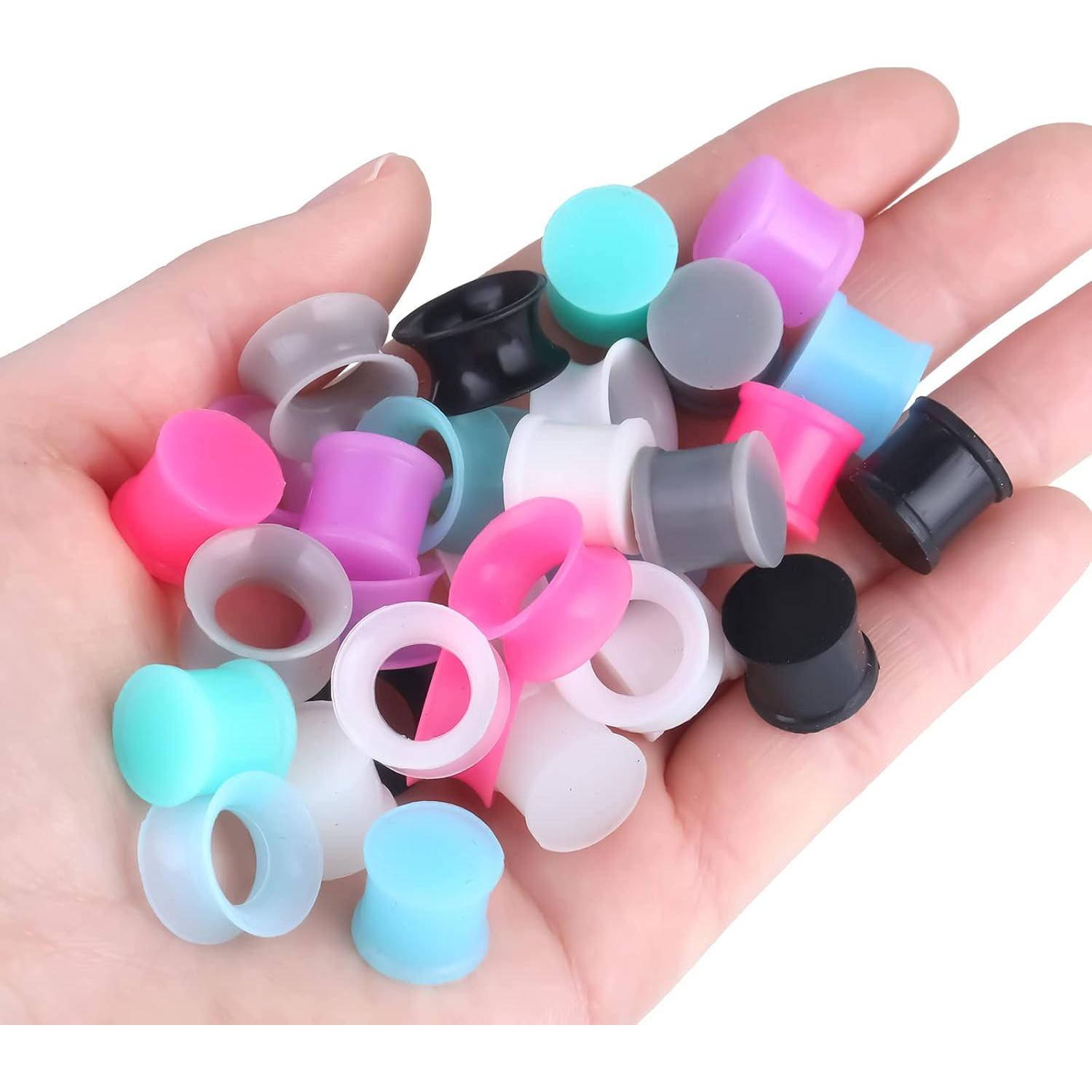 Tapones para Orejas de Silicona Juway 12mm - 16 Pares