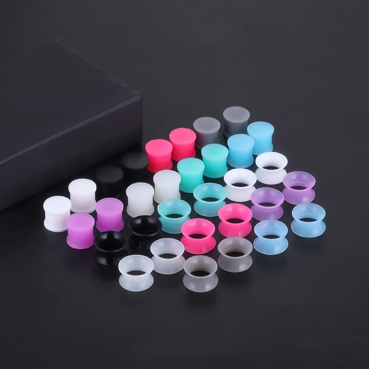 Tapones para Orejas de Silicona Juway 12mm - 16 Pares