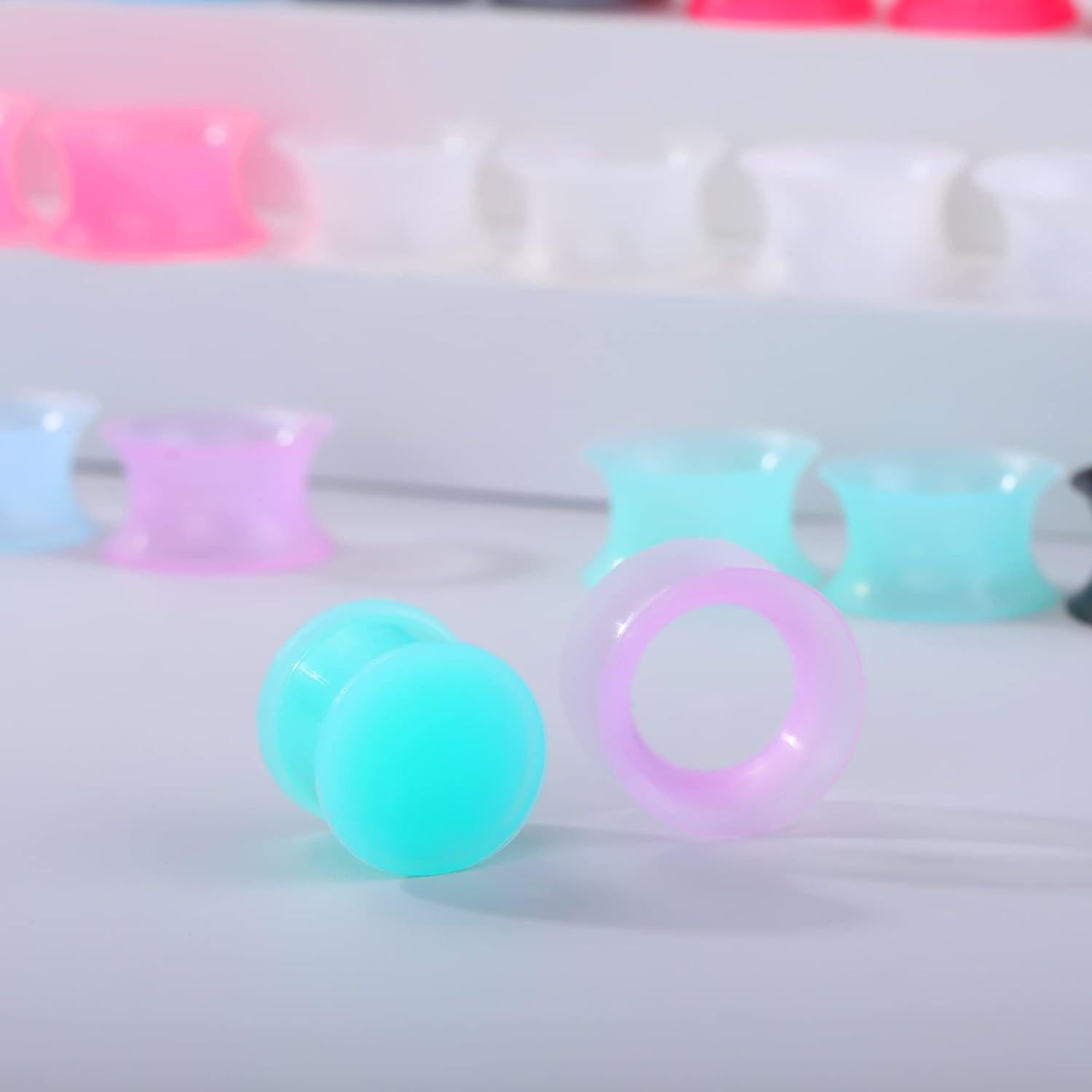 Tapones para Orejas de Silicona Juway 12mm - 16 Pares