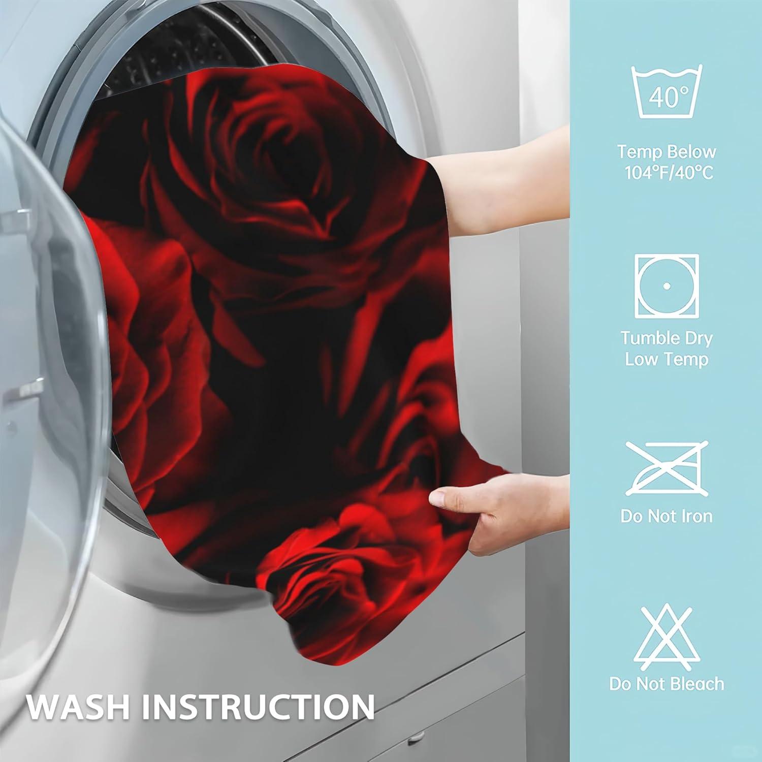 Juego de 2 Toallas de Mano CXULIN Microfibra Rosa Abstracto 35.6x72.1