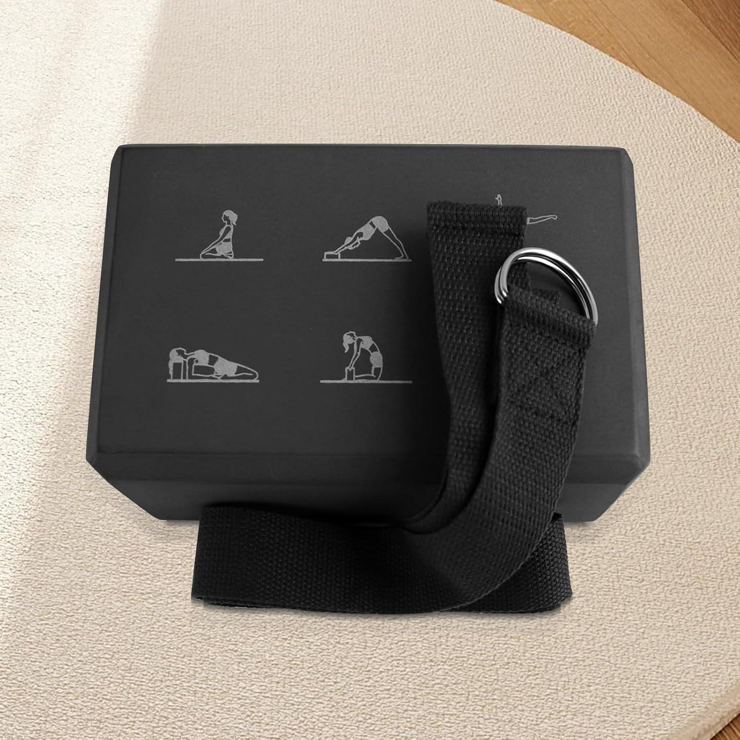 Conjunto de Bloques de Yoga RETON con Correas - 2 Piezas