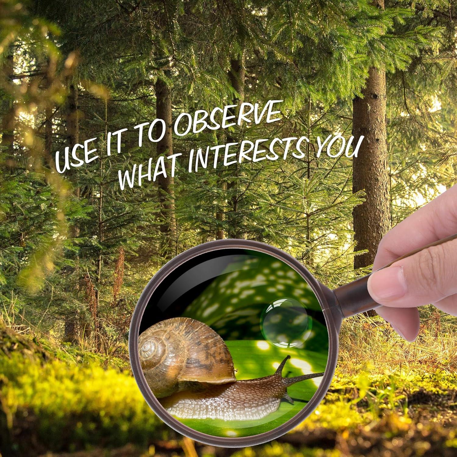 Lupa de Mano Lakei 10X 30X Acrílica 75mm Antideslizante