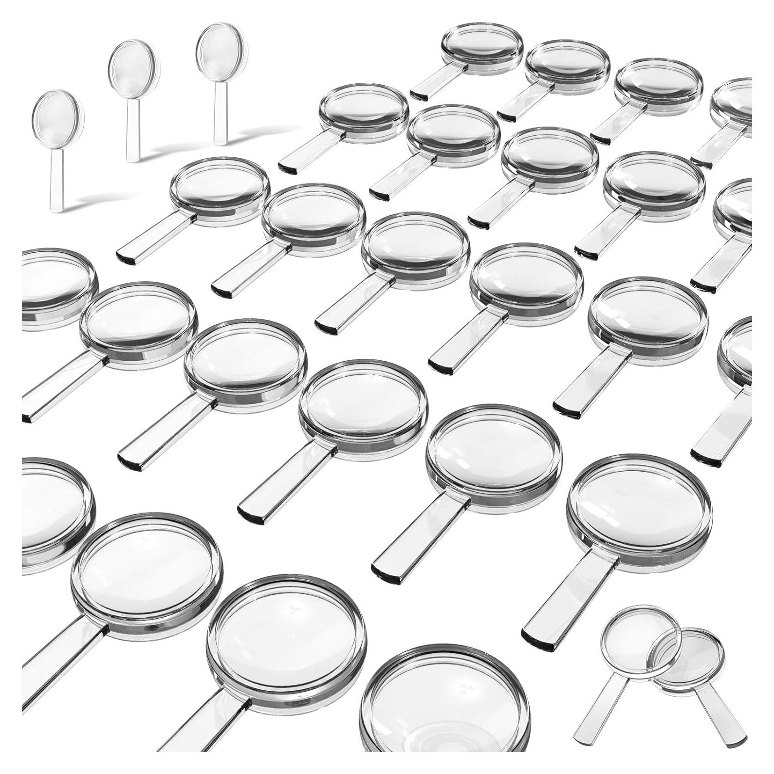 Lupas Plásticas Mini 3X Sumind - 40 Piezas Portátiles