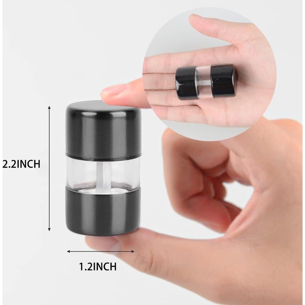 Juego de Molinillos de Sal y Pimienta T-mark Mini Portátiles