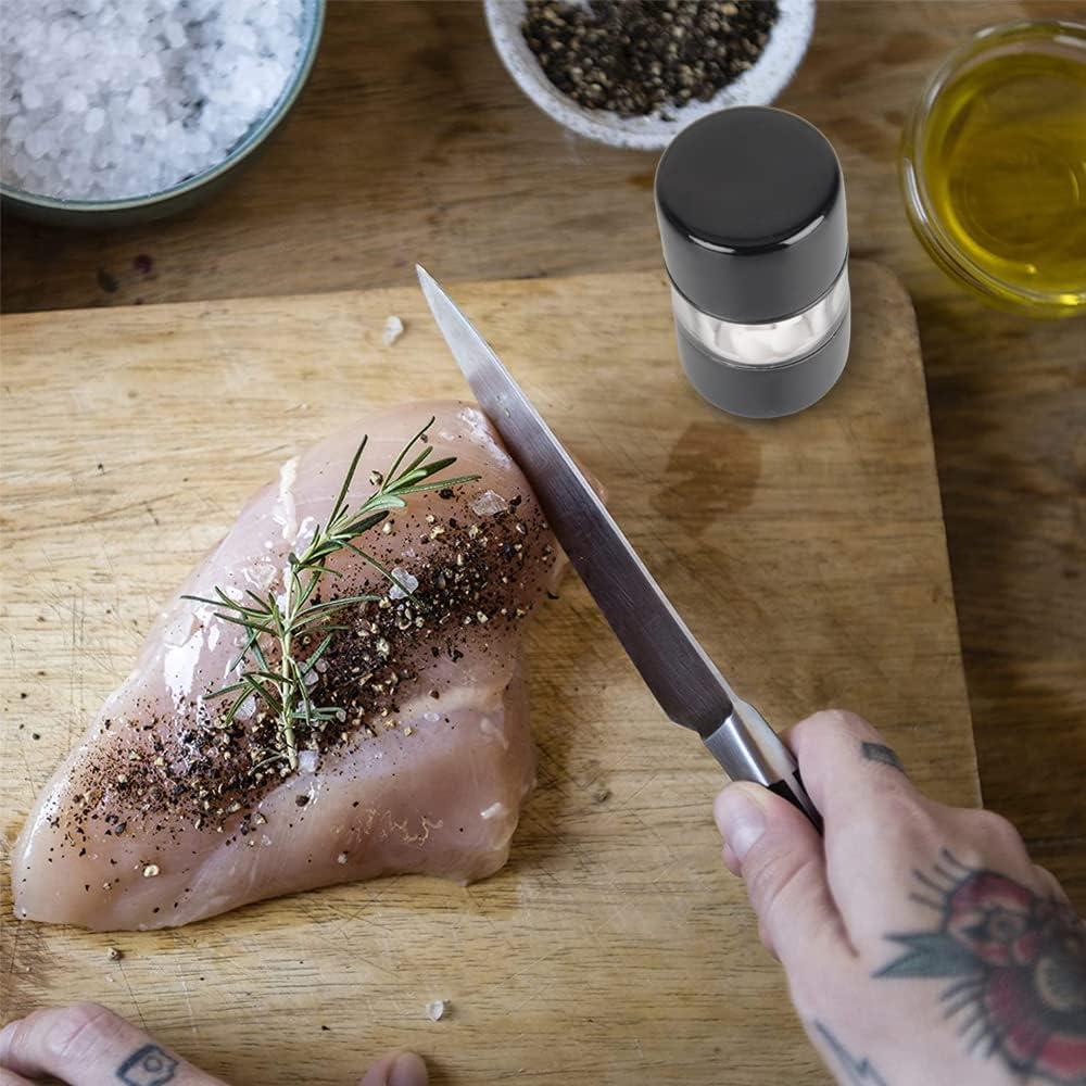 Juego de Molinillos de Sal y Pimienta T-mark Mini Portátiles