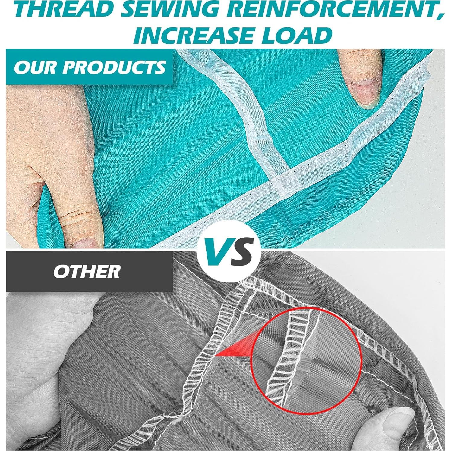 Bolsa de lavandería Isink 61x91 cm 2 Pack Cian y Gris