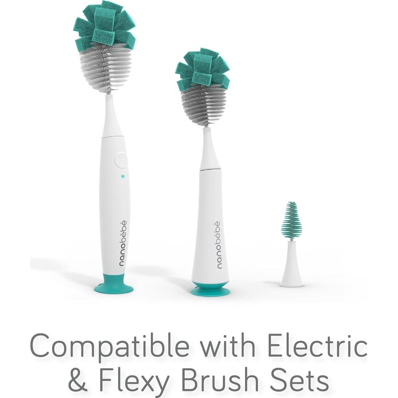 Cabezas de Repuesto Nanobebe para Cepillo E-Brush - 4 Unidades