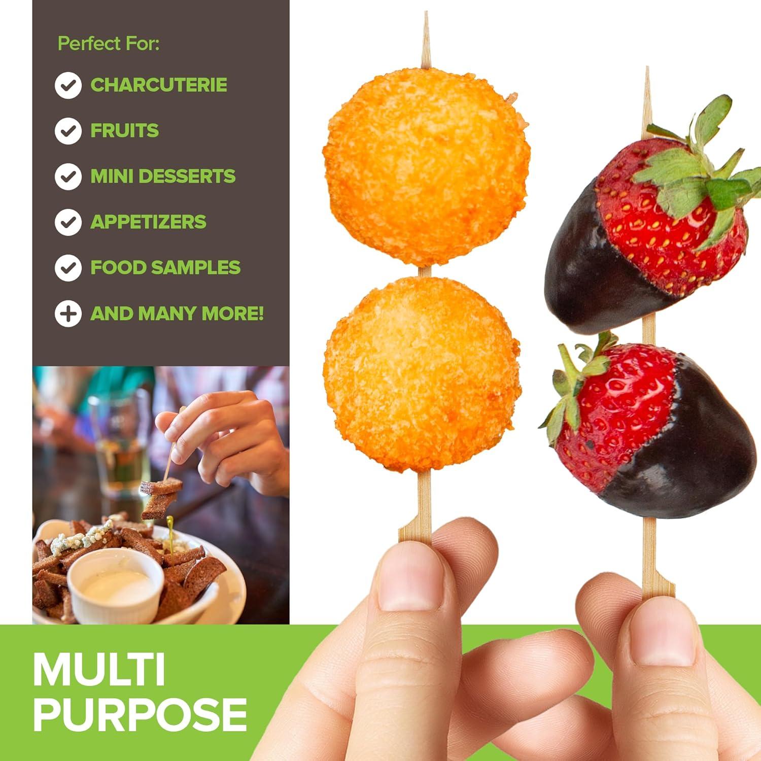 Pinchos de Bambú 200 Unidades Stock Your Home 8.89 cm