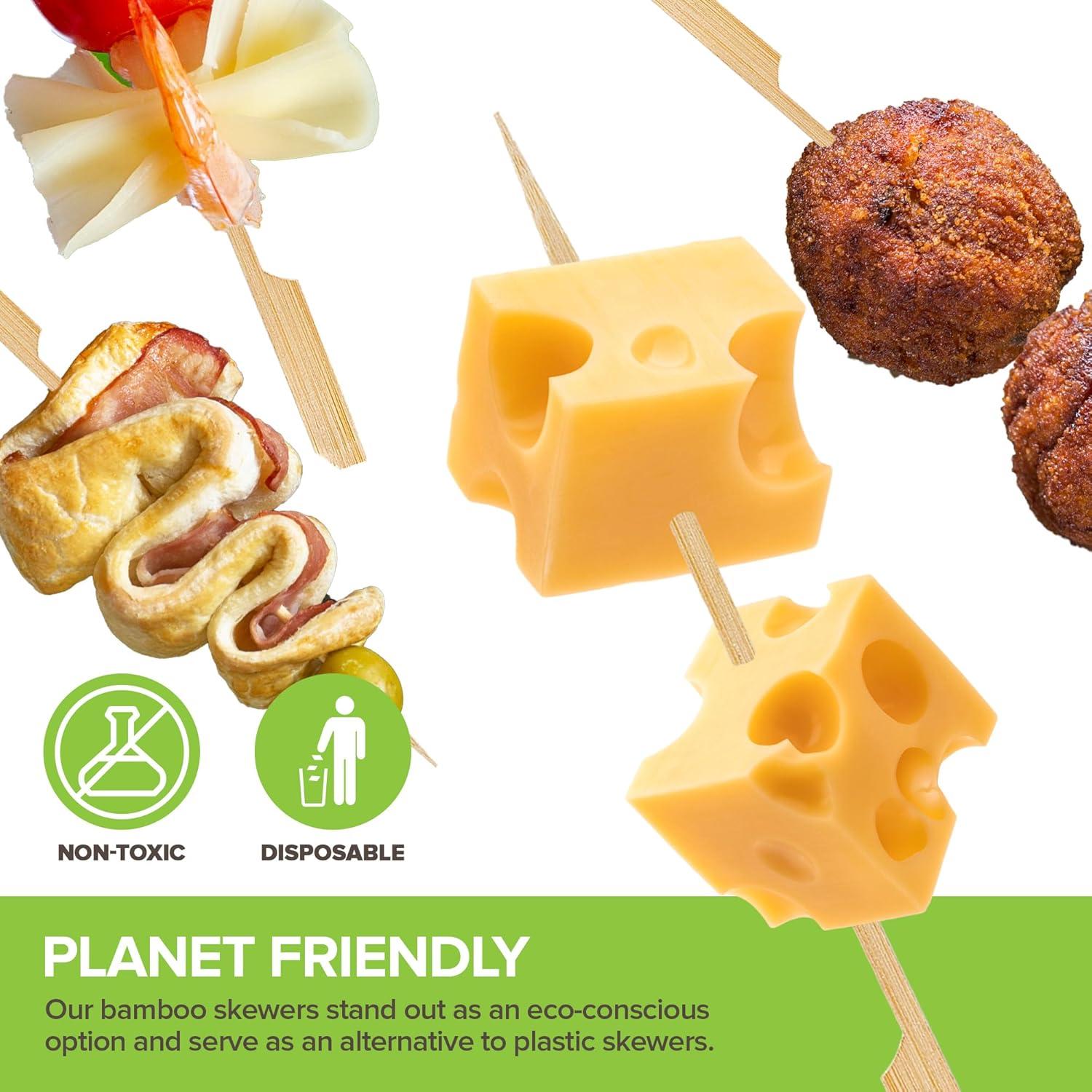 Pinchos de Bambú 200 Unidades Stock Your Home 8.89 cm