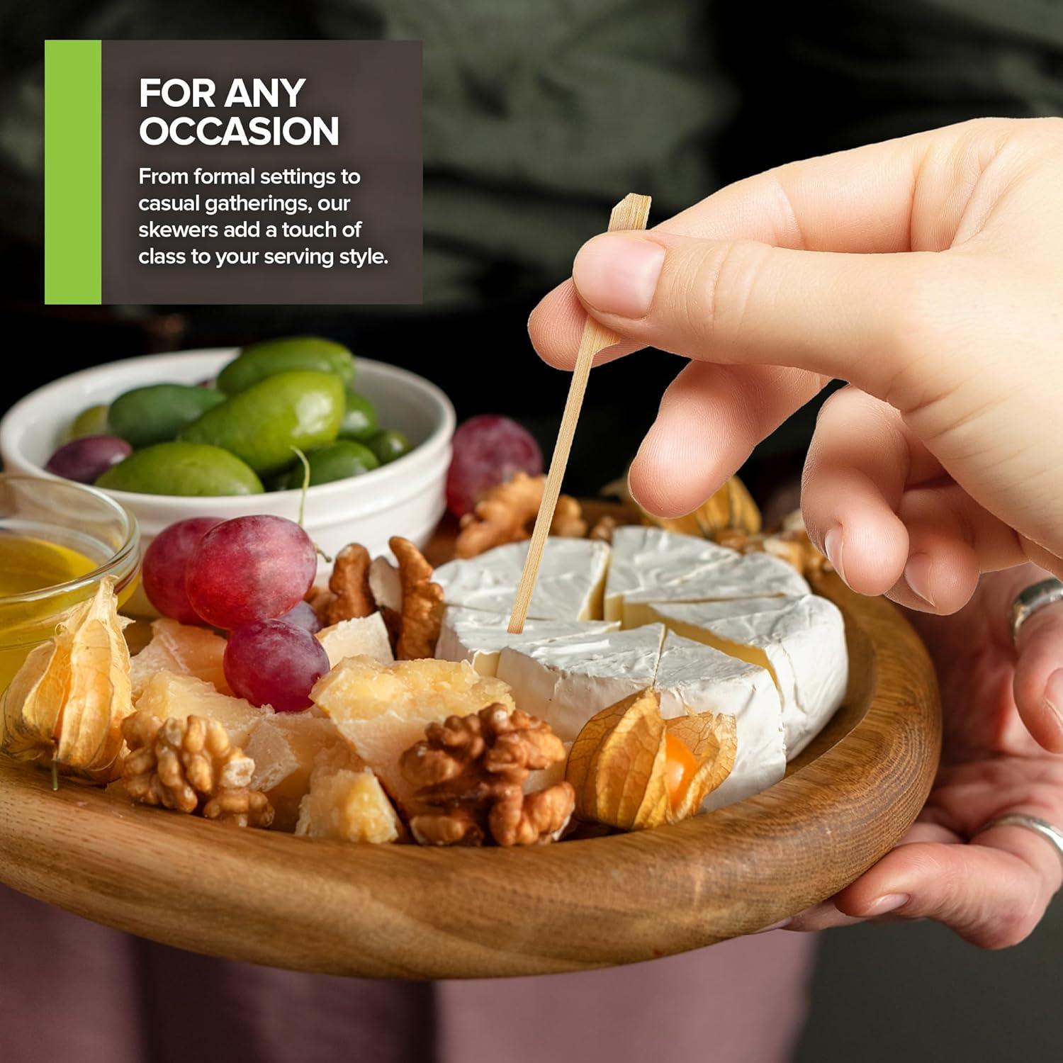 Pinchos de Bambú 200 Unidades Stock Your Home 8.89 cm