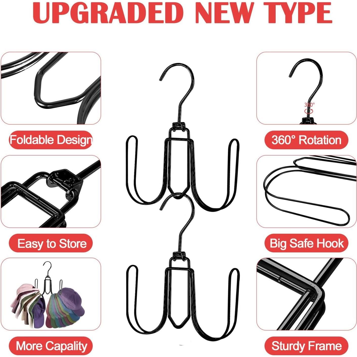 Perchero para Sombreros NAKBINX Negro Colapsable 2 Piezas