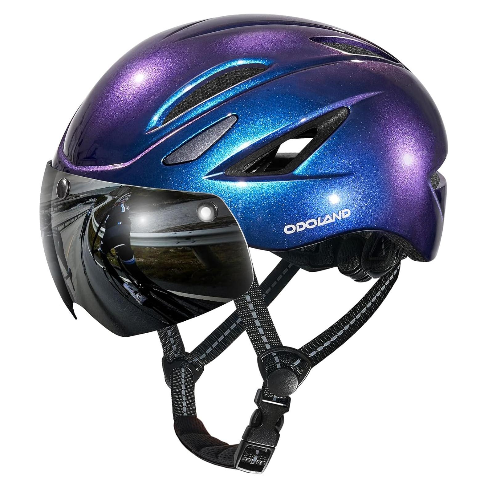 Casco de Bicicleta Odoland SP0916NL Ajustable 54-62 cm Azul