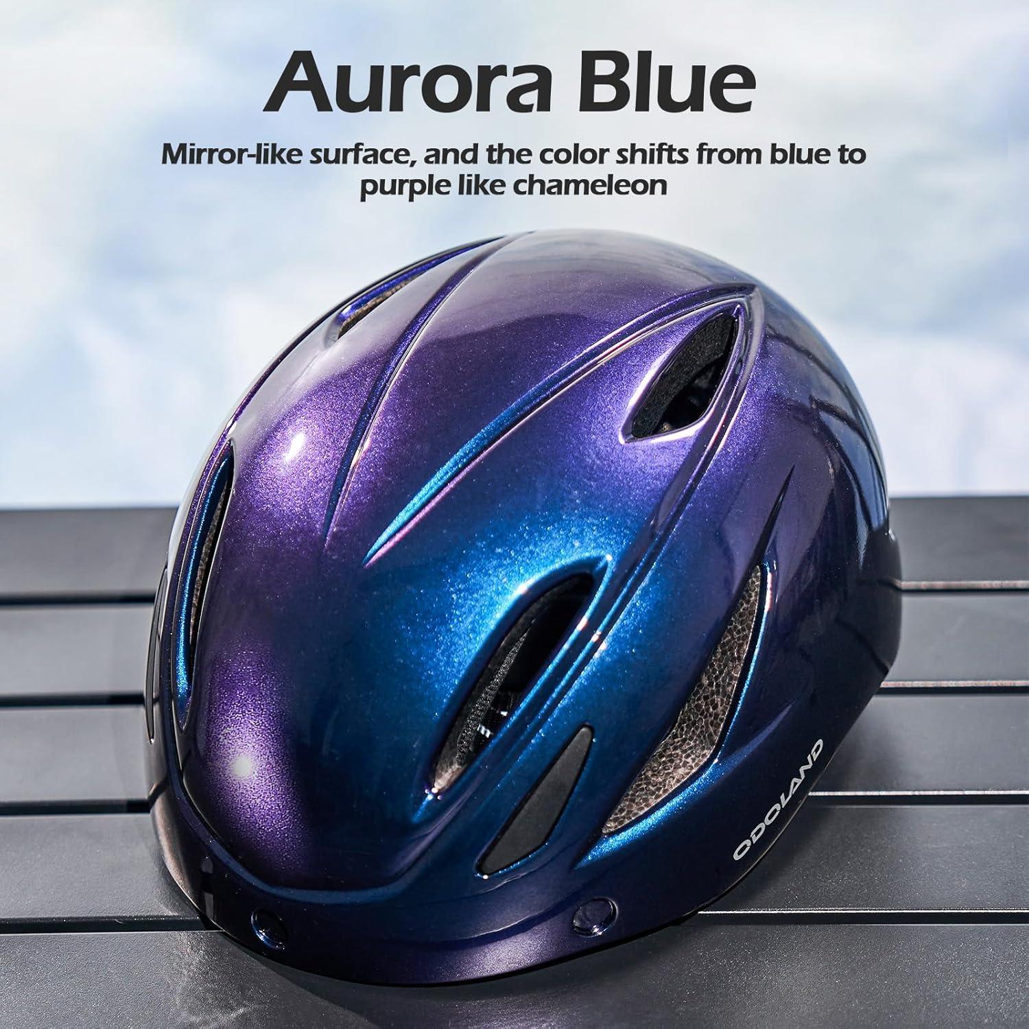 Casco de Bicicleta Odoland SP0916NL Ajustable 54-62 cm Azul