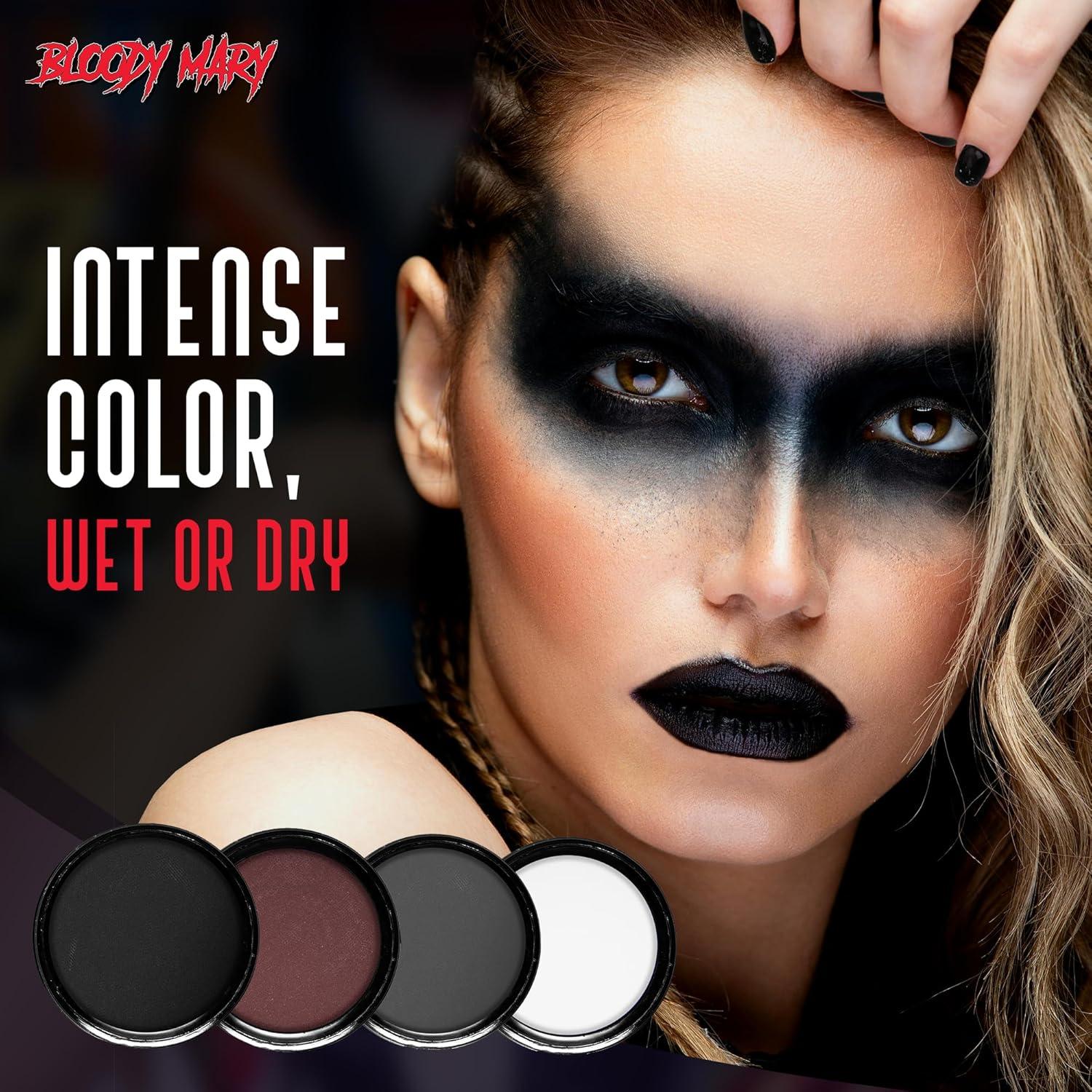 Sombra de Ojos Negra Bloody Mary - 5.08 cm - Maquillaje Halloween