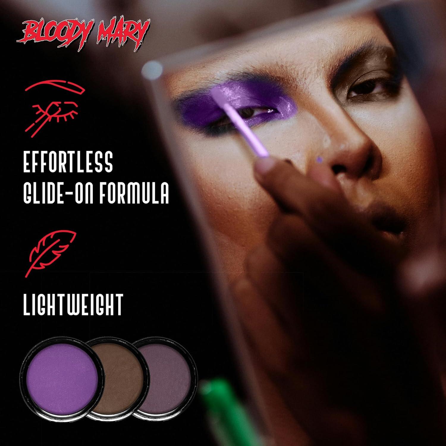 Sombra de Ojos Negra Bloody Mary - 5.08 cm - Maquillaje Halloween
