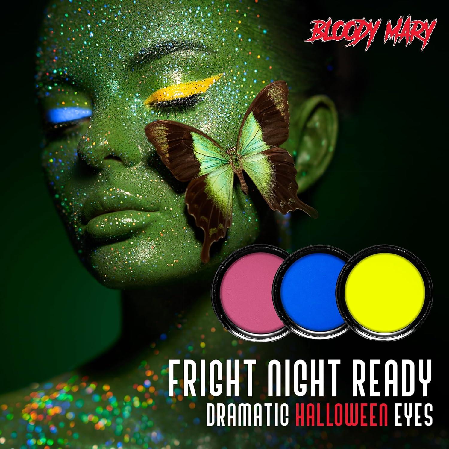 Sombra de Ojos Negra Bloody Mary - 5.08 cm - Maquillaje Halloween