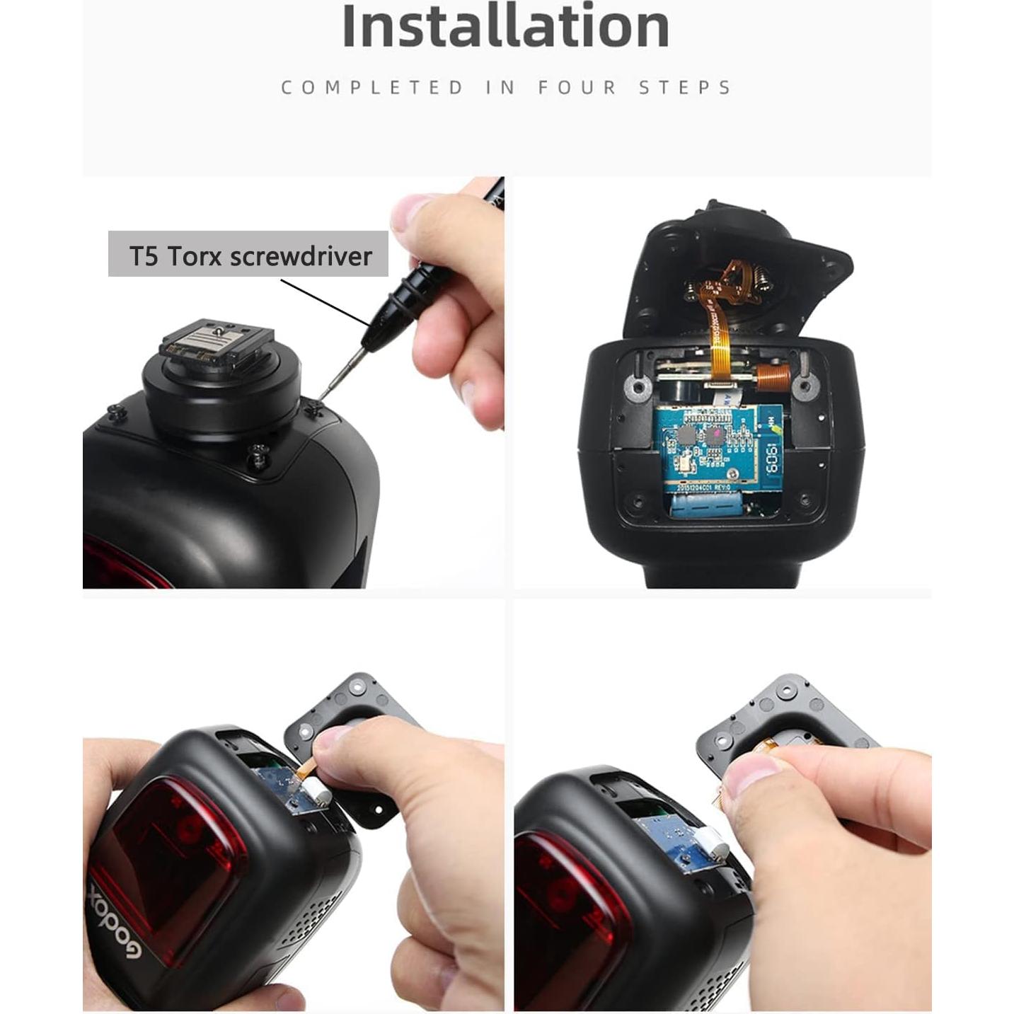 Repuesto Zapata Godox V1S V860III-S Metal Mejorada