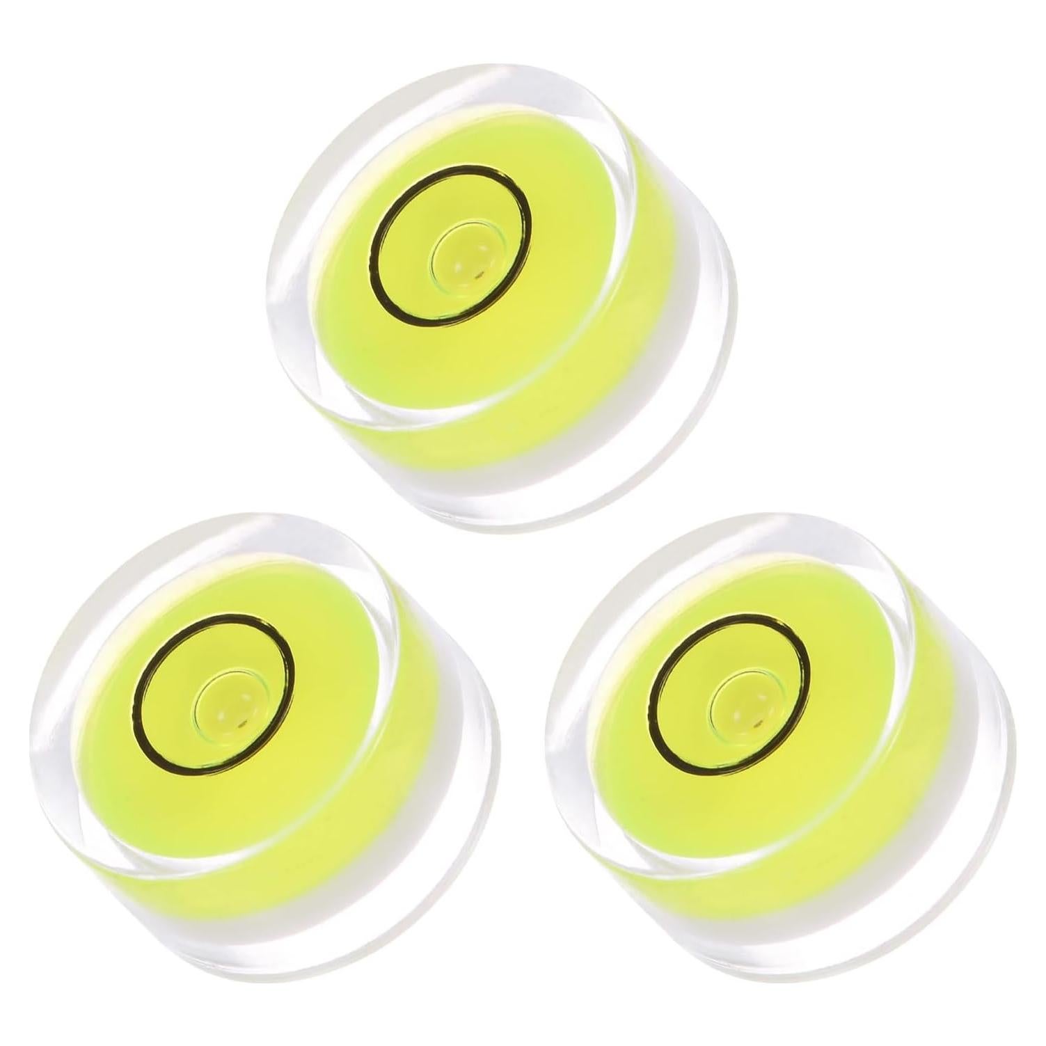 3 Niveles de Burbuja Circulares Kozelo 19mm Mini Herramientas