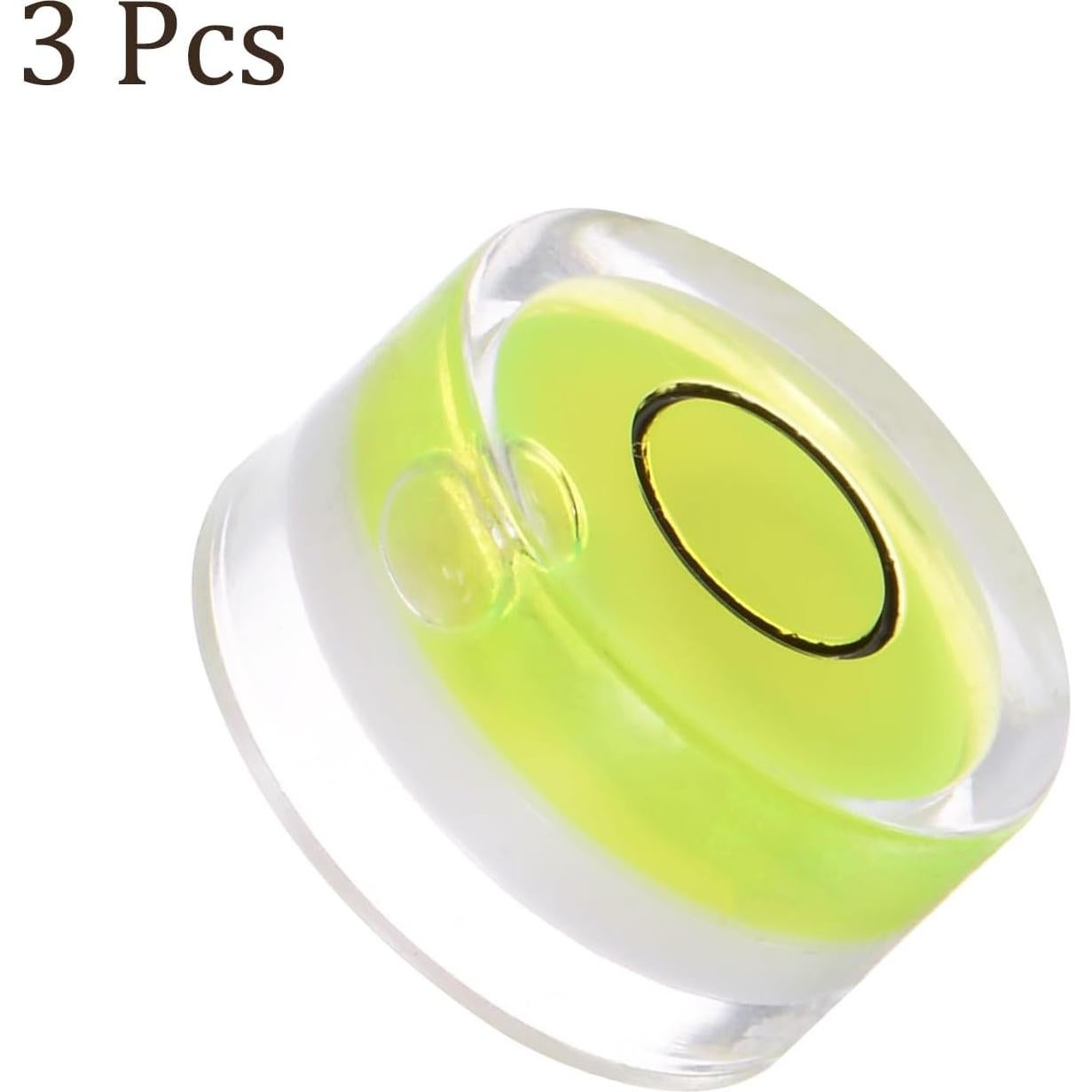 3 Niveles de Burbuja Circulares Kozelo 19mm Mini Herramientas