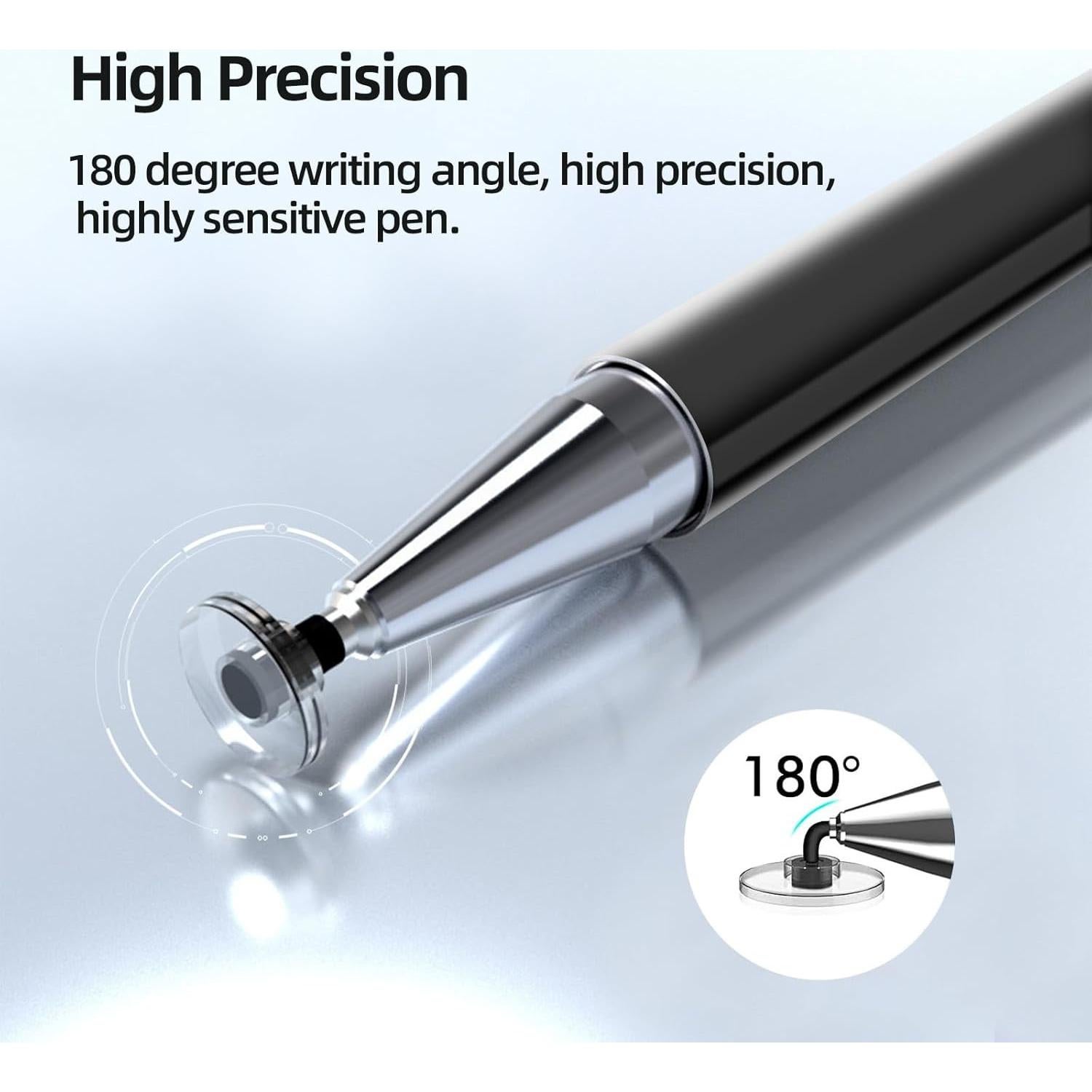 Lápiz Stylus 2 en 1 MXCOIRTP para Pantallas Táctiles Negro