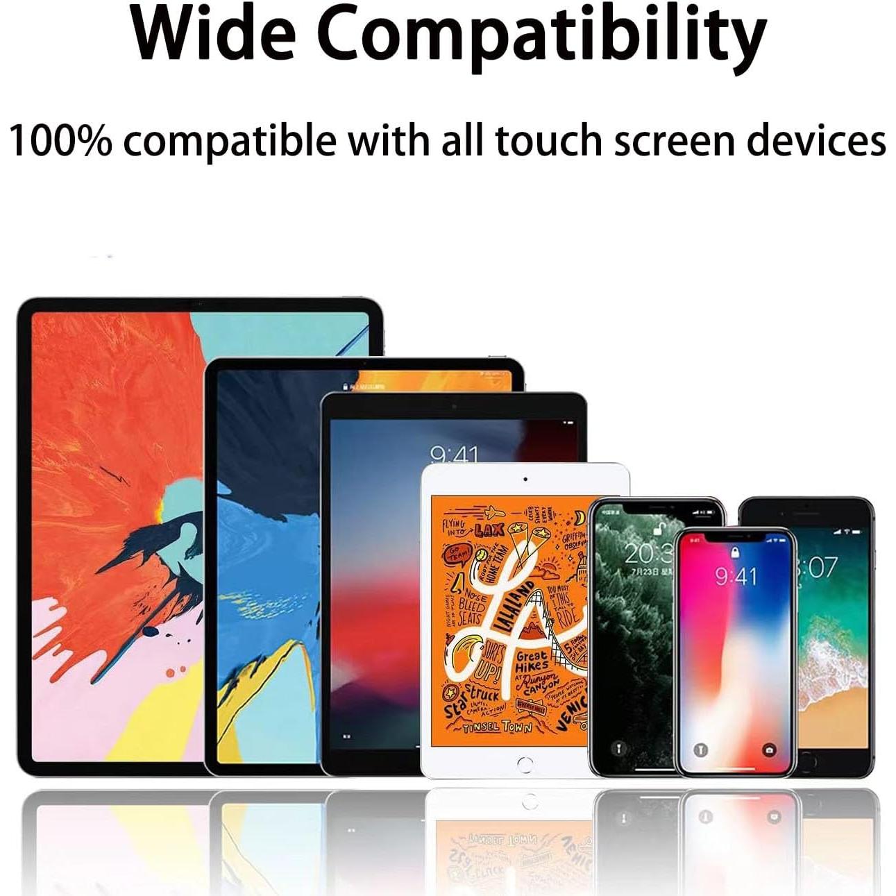 Lápiz Stylus 2 en 1 MXCOIRTP para Pantallas Táctiles Negro